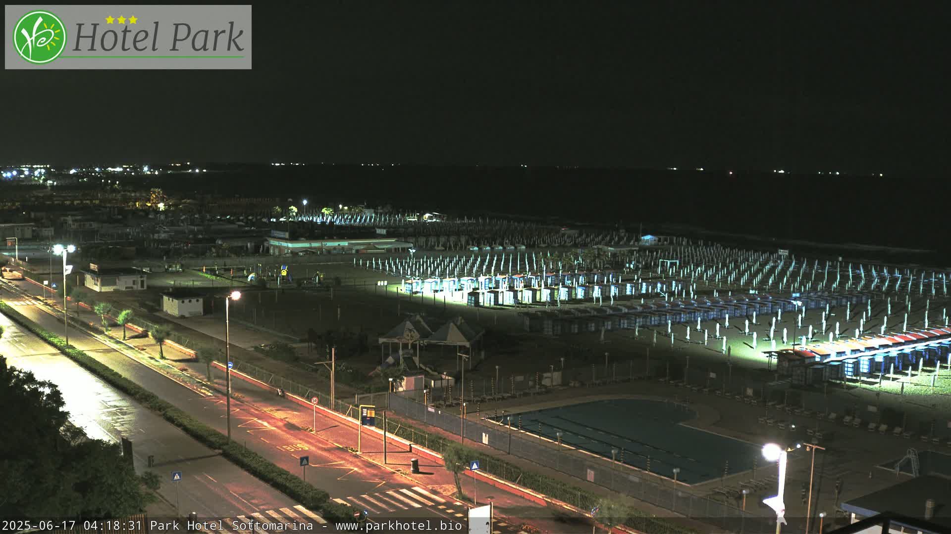 Chioggia Sottomarina Beach Panaromic Live Cam - Venice, Veneto, Italy