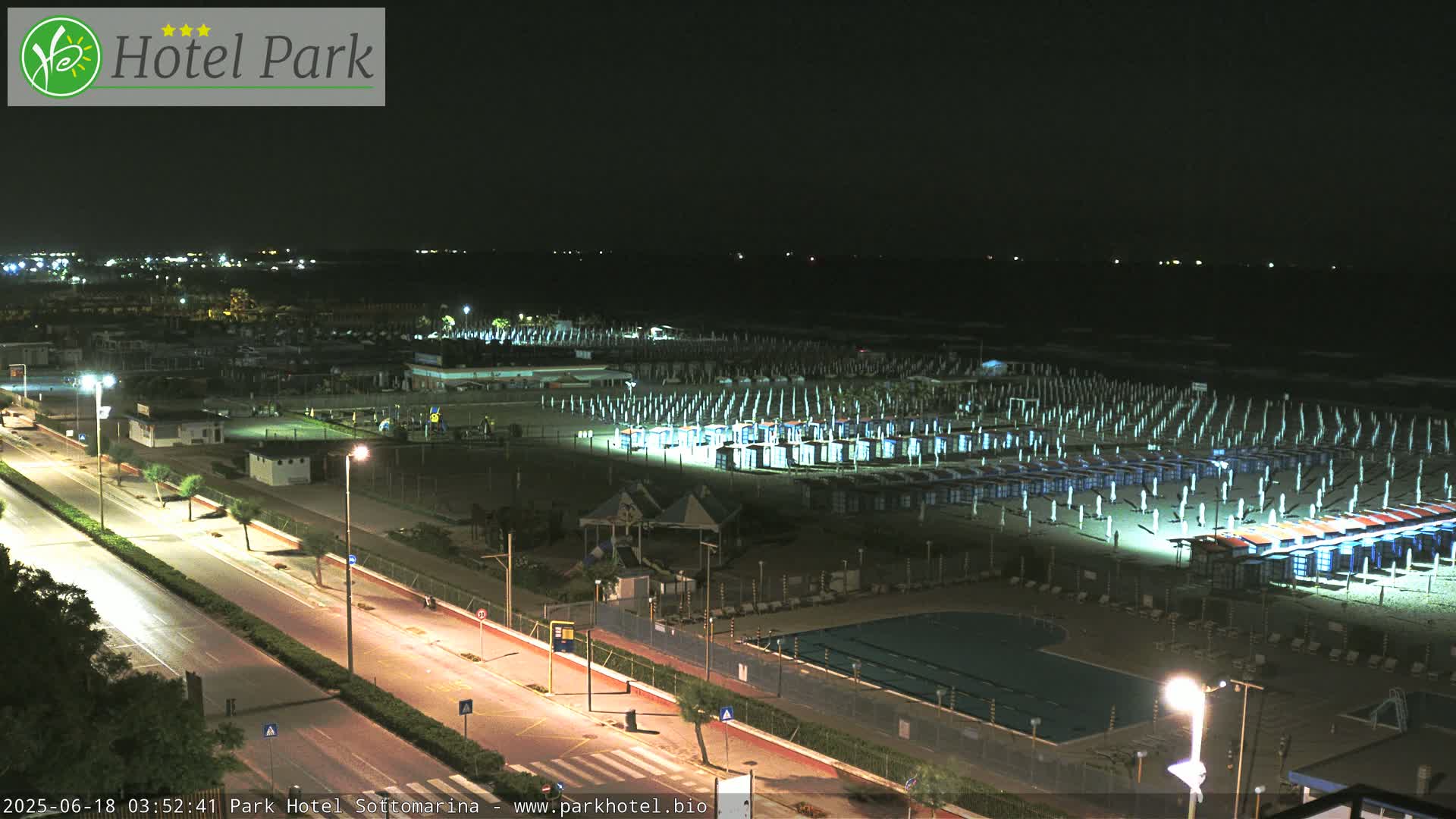 Chioggia Sottomarina Beach Panaromic Live Cam - Venice, Veneto, Italy