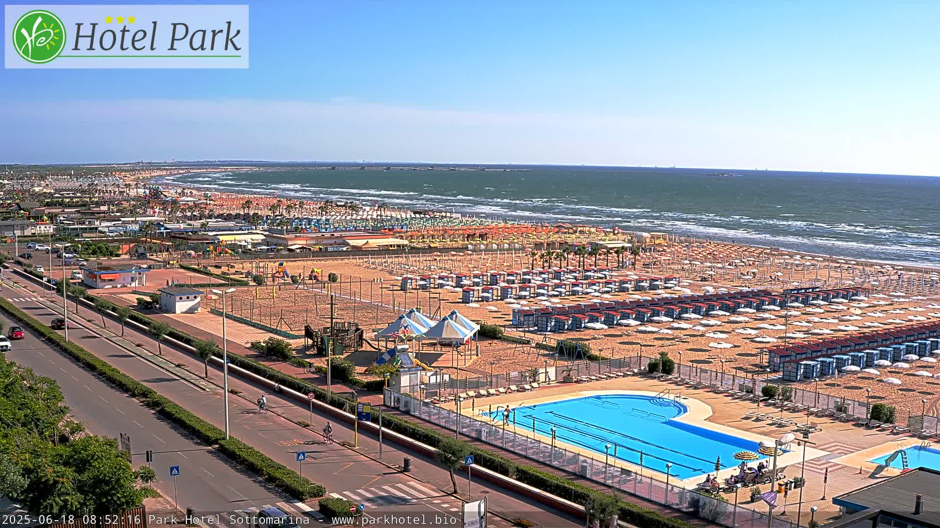 Chioggia Sottomarina Beach Panaromic Live Cam - Venice, Veneto, Italy