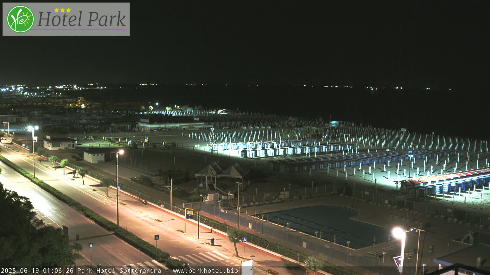Chioggia Sottomarina Beach Panaromic Live Cam - Venice, Veneto, Italy