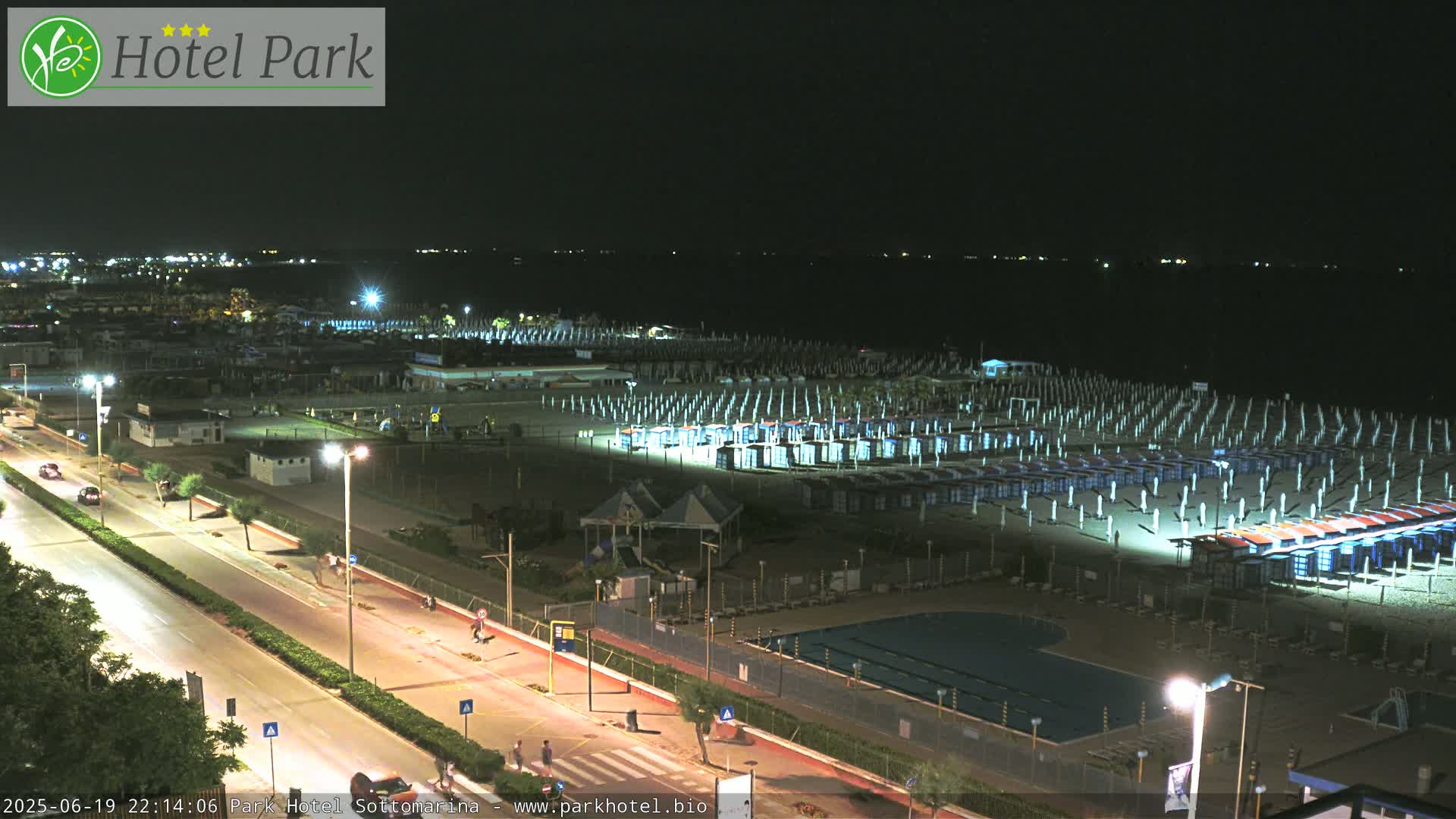 Chioggia Sottomarina Beach Panaromic Live Cam - Venice, Veneto, Italy