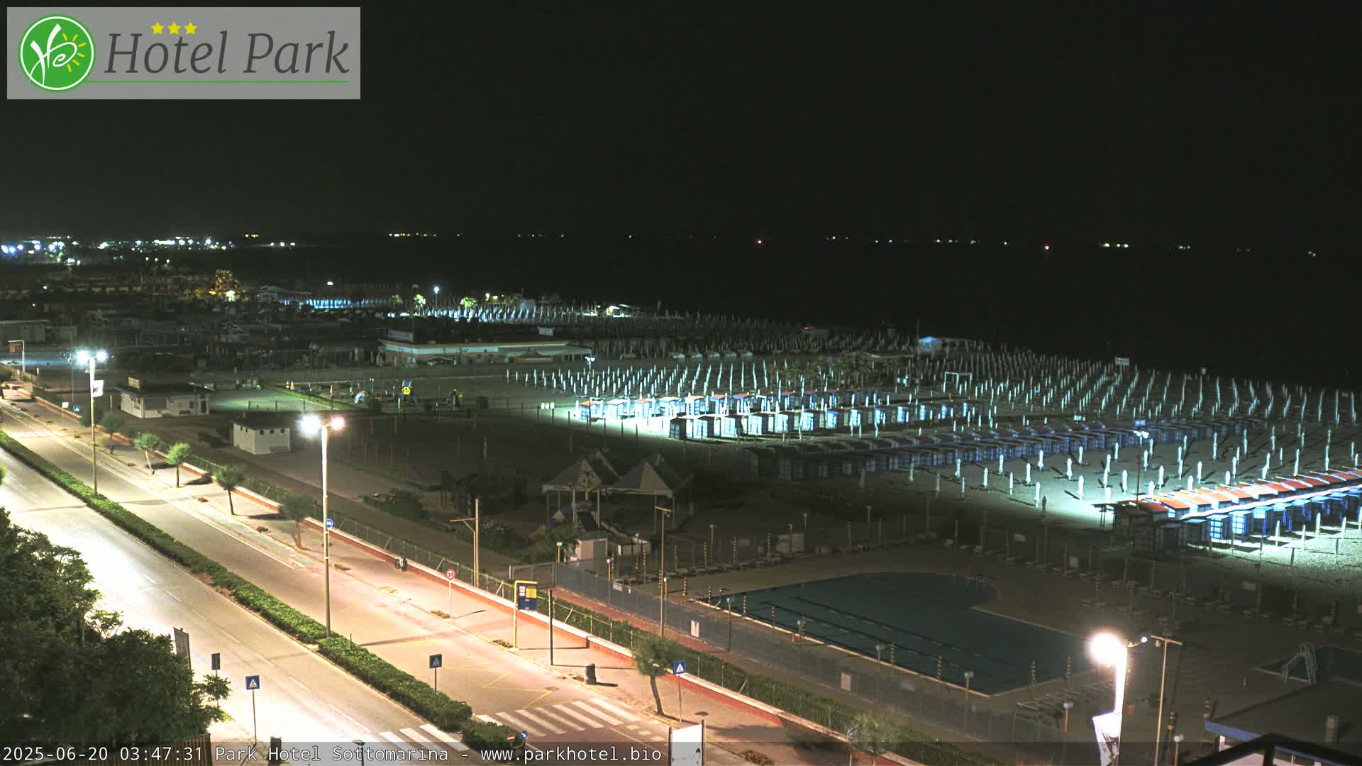 Chioggia Sottomarina Beach Panaromic Live Cam - Venice, Veneto, Italy
