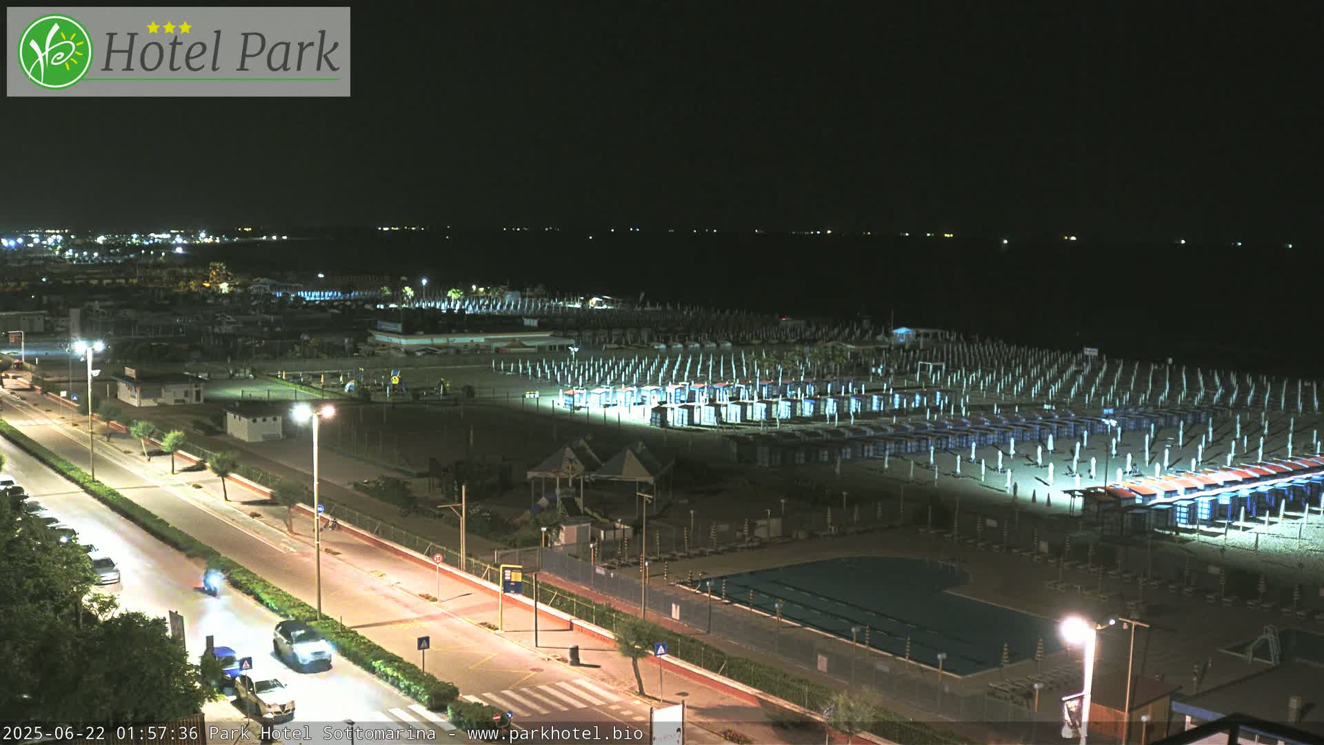 Chioggia Sottomarina Beach Panaromic Live Cam - Venice, Veneto, Italy