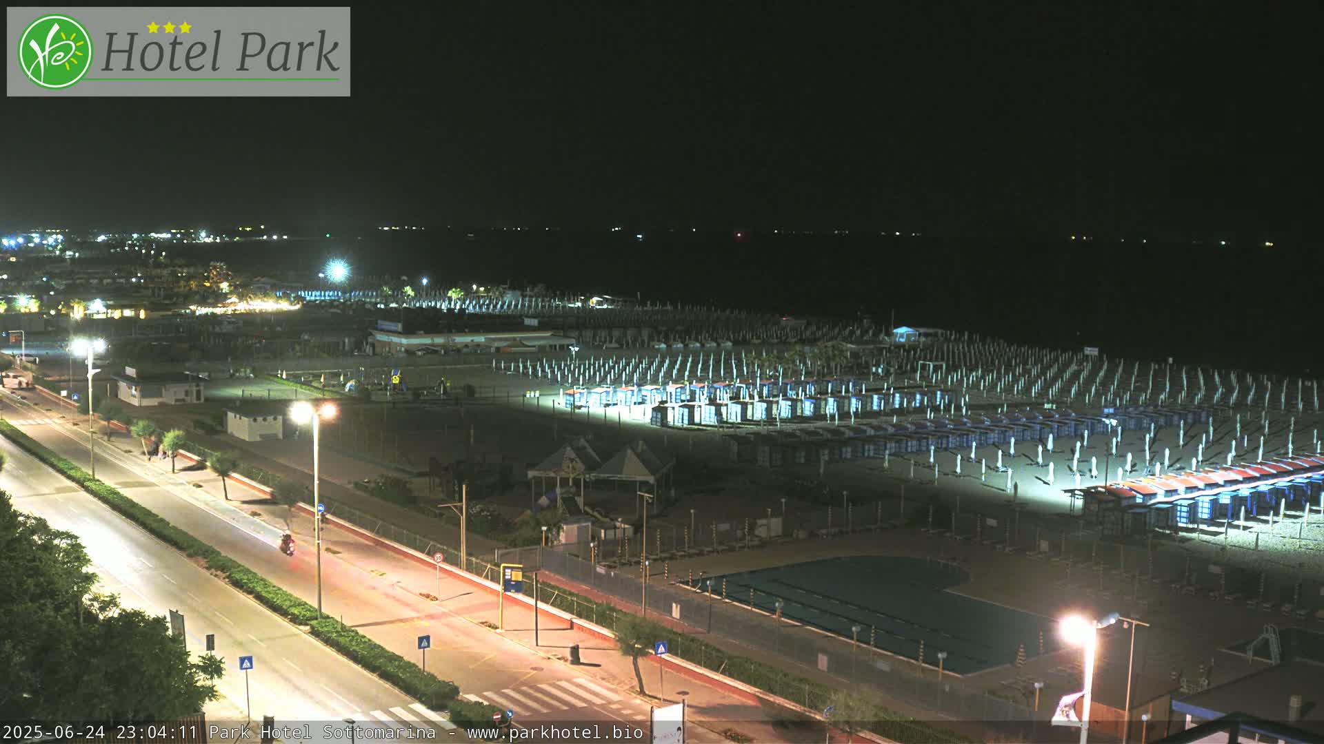 Chioggia Sottomarina Beach Panaromic Live Cam - Venice, Veneto, Italy