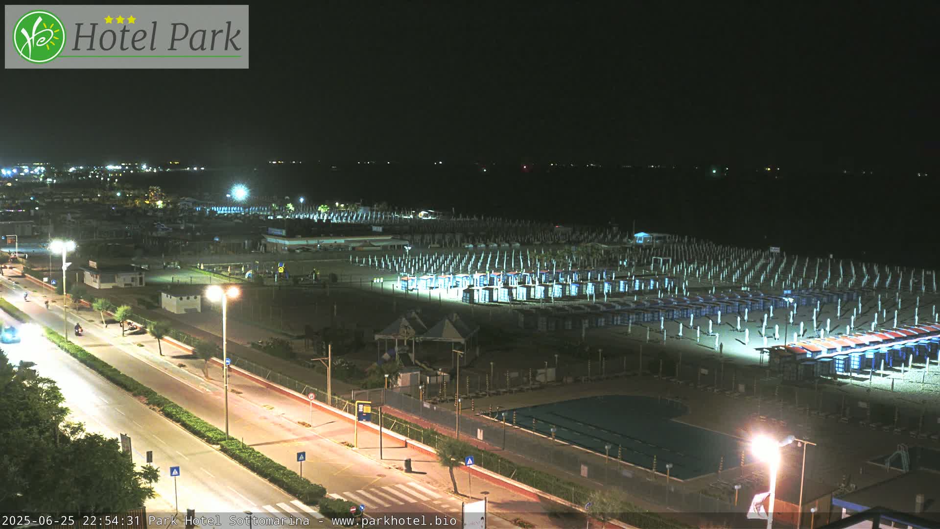 Chioggia Sottomarina Beach Panaromic Live Cam - Venice, Veneto, Italy