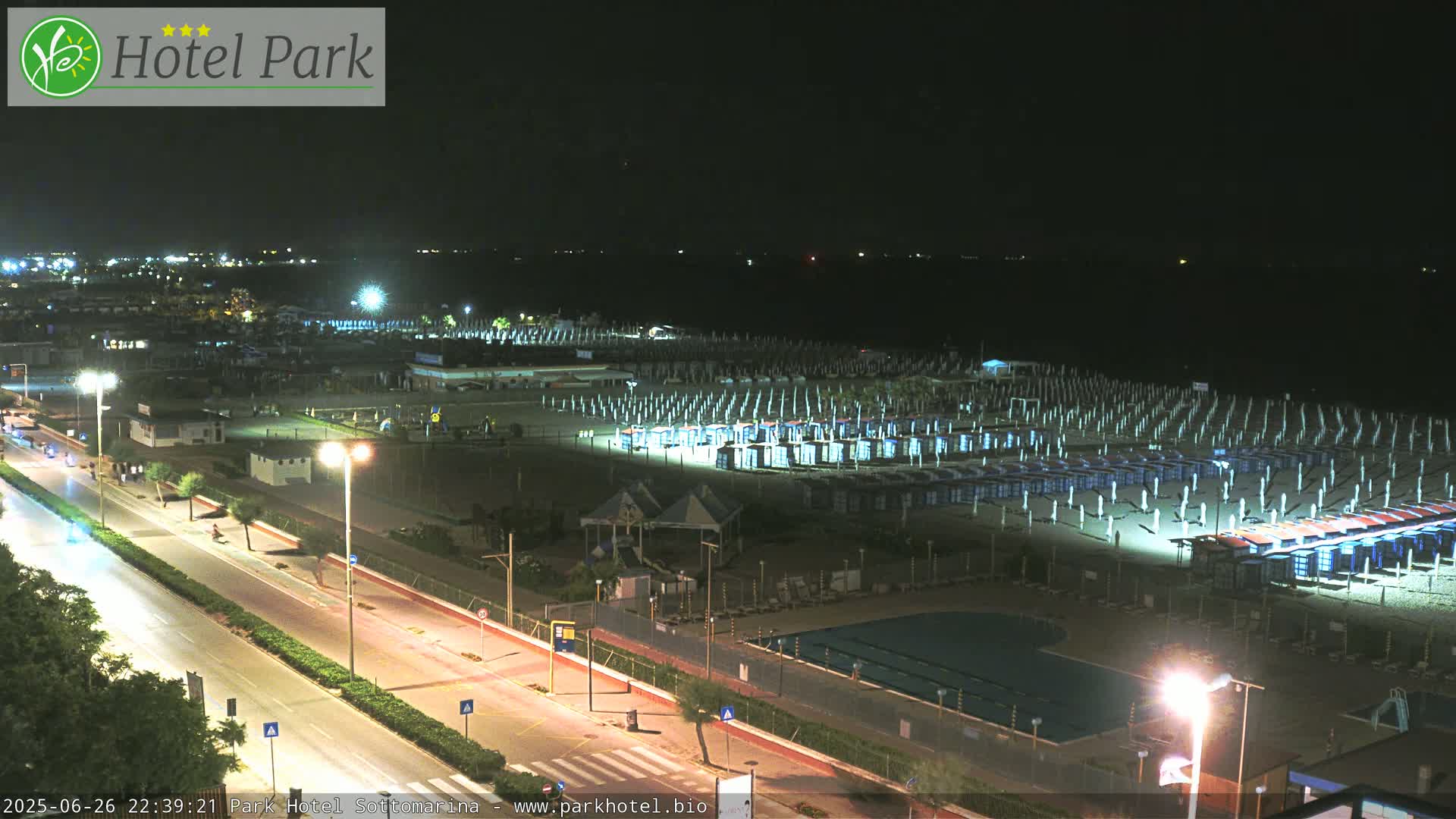 Chioggia Sottomarina Beach Panaromic Live Cam - Venice, Veneto, Italy