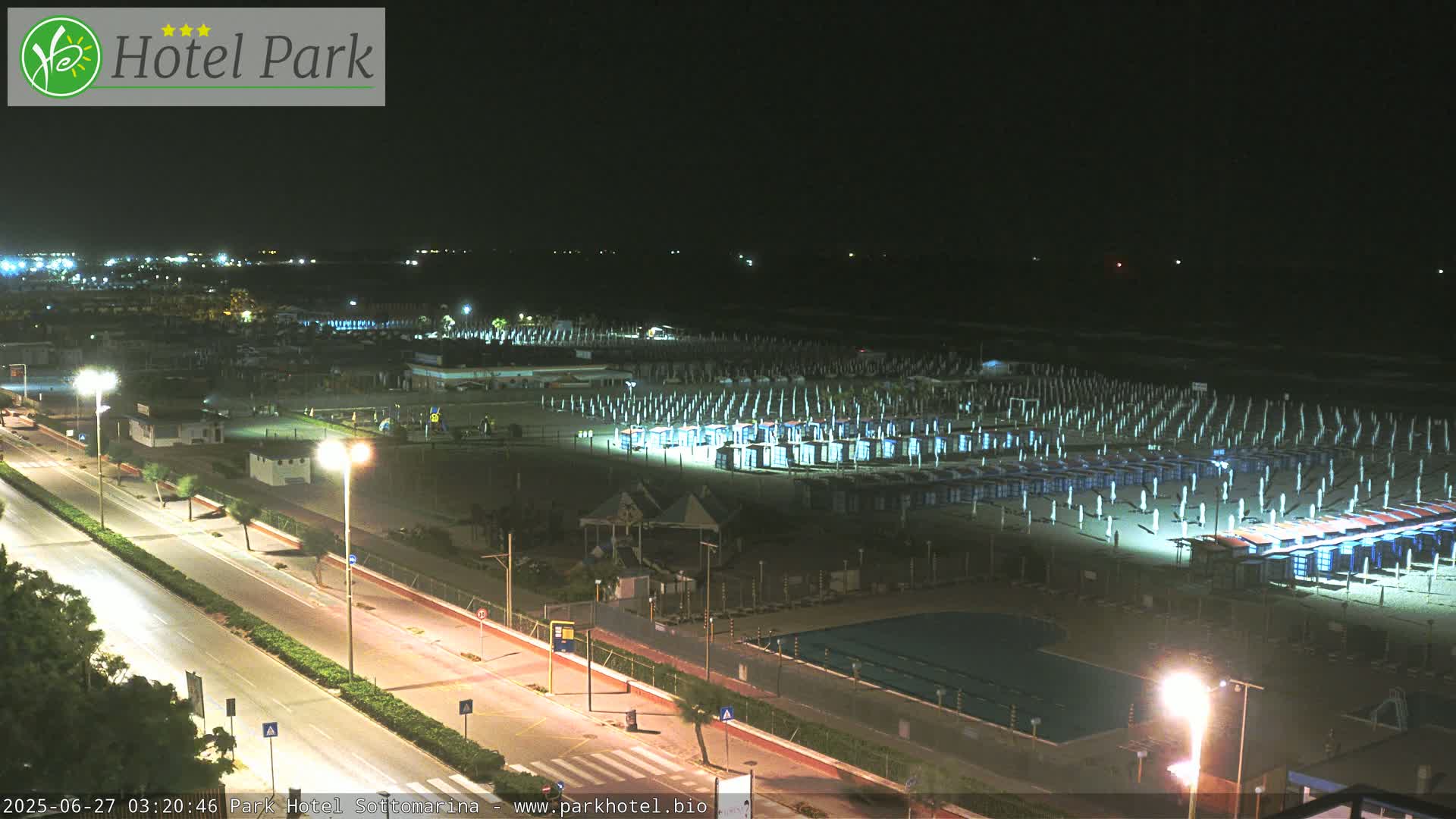 Chioggia Sottomarina Beach Panaromic Live Cam - Venice, Veneto, Italy