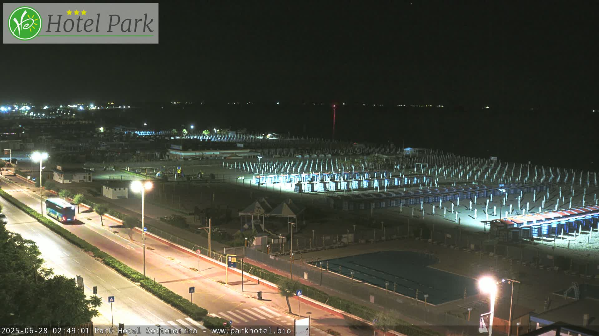 Chioggia Sottomarina Beach Panaromic Live Cam - Venice, Veneto, Italy