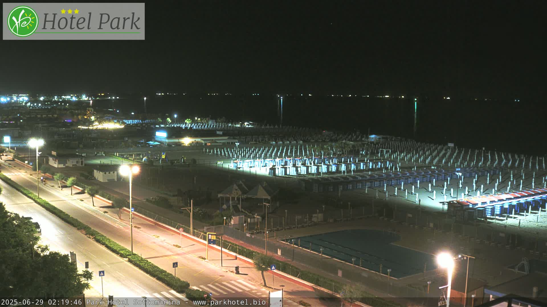 Chioggia Sottomarina Beach Panaromic Live Cam - Venice, Veneto, Italy