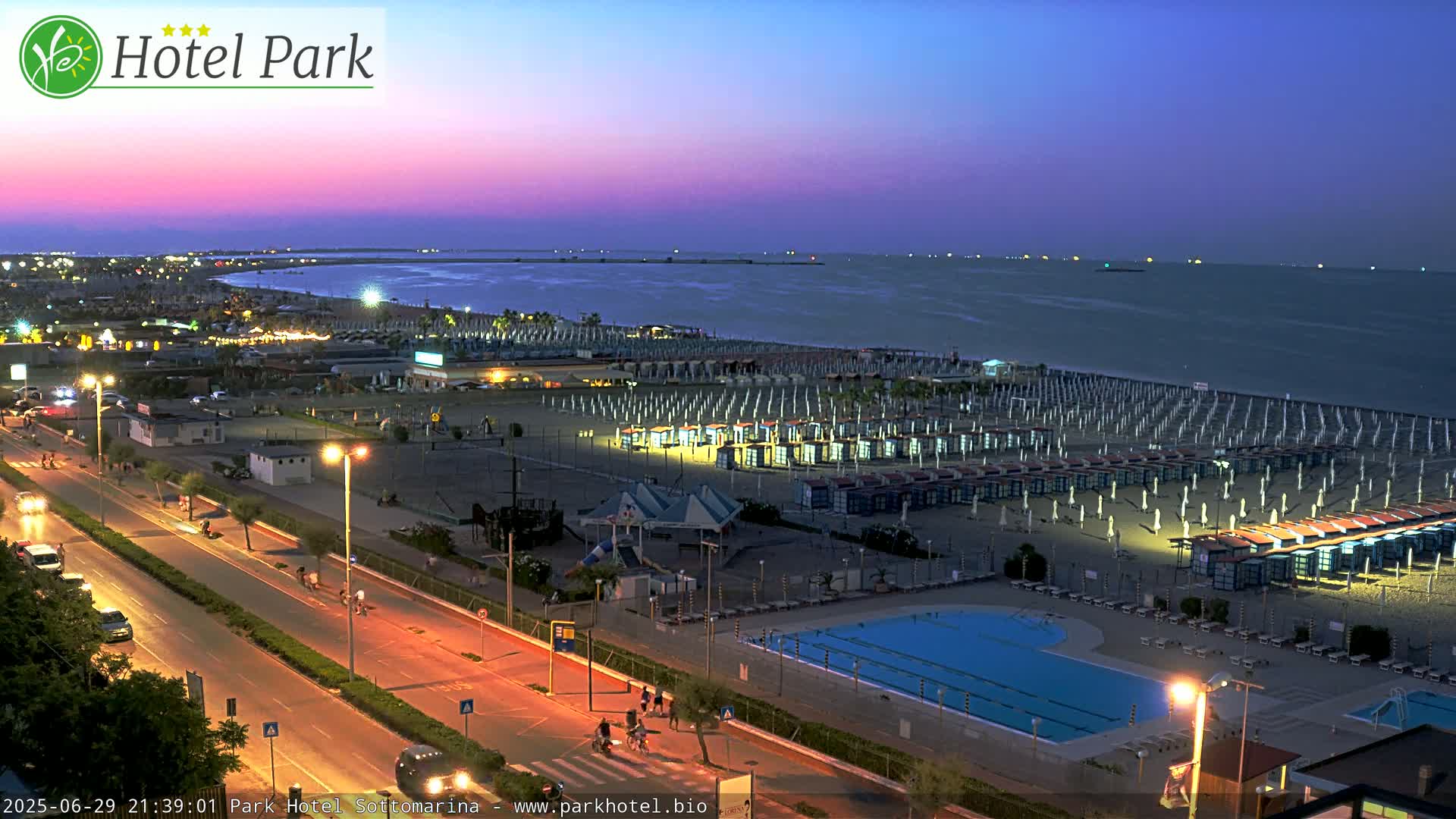 Chioggia Sottomarina Beach Panaromic Live Cam - Venice, Veneto, Italy
