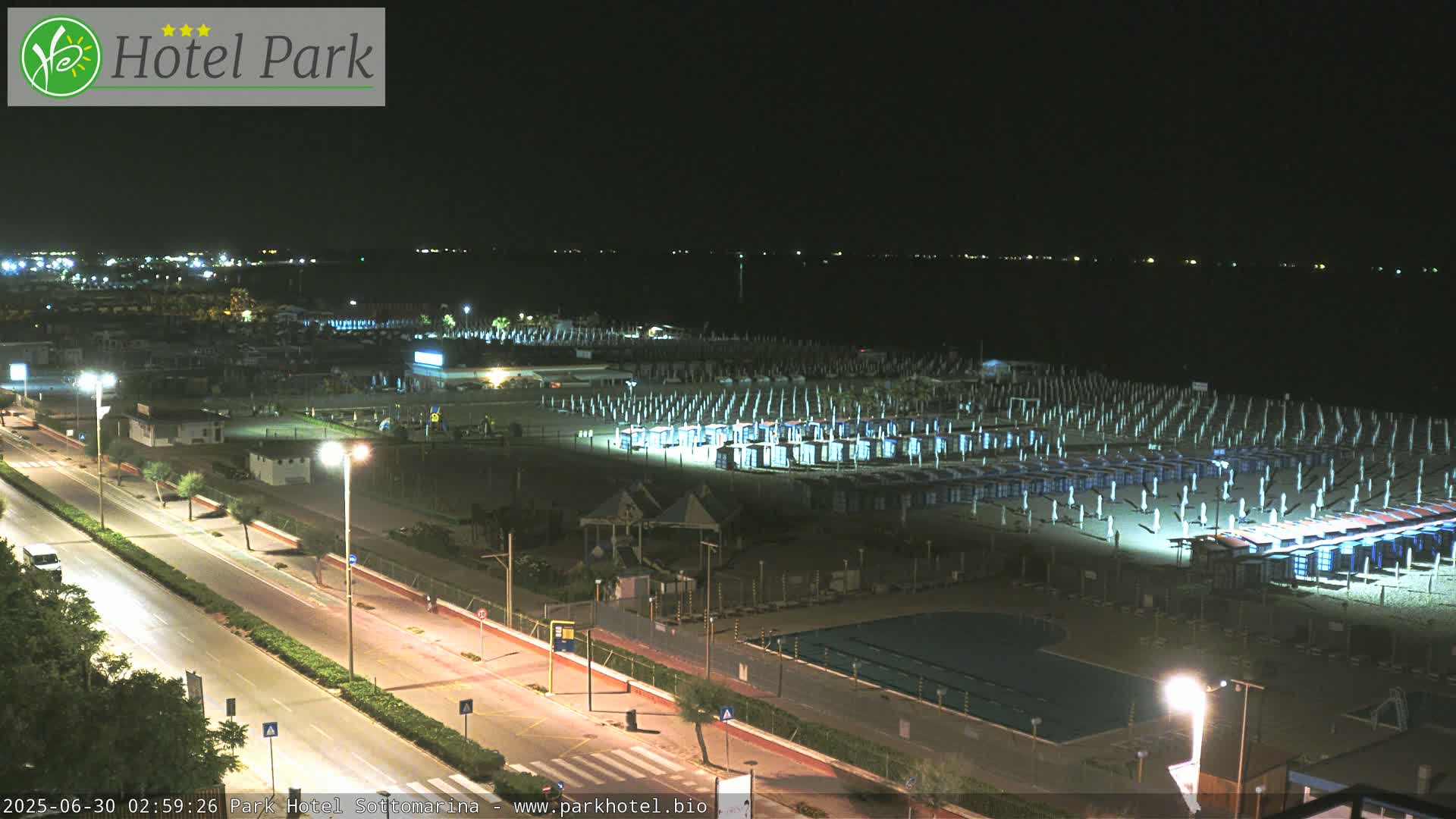 Chioggia Sottomarina Beach Panaromic Live Cam - Venice, Veneto, Italy