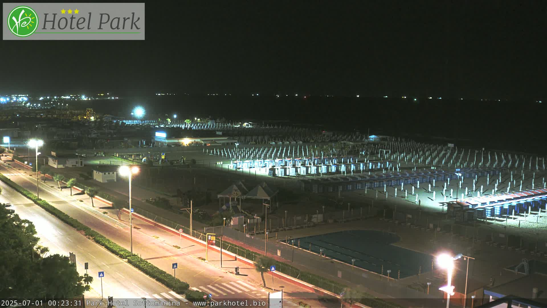 Chioggia Sottomarina Beach Panaromic Live Cam - Venice, Veneto, Italy