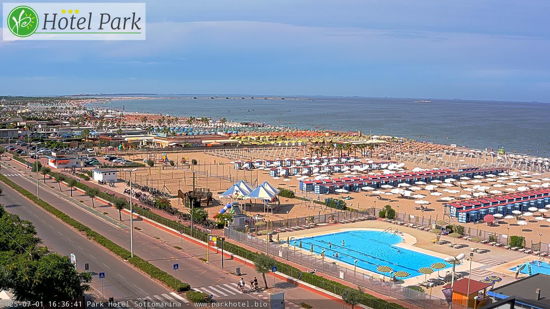 Chioggia Sottomarina Beach Panaromic Live Cam - Venice, Veneto, Italy