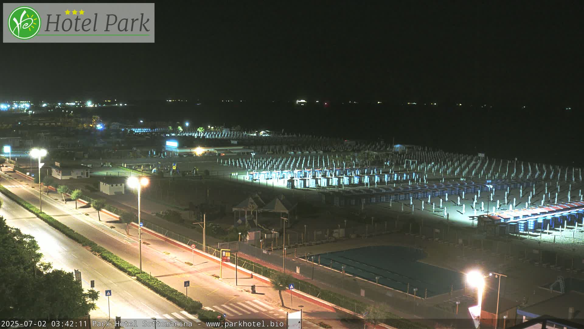 Chioggia Sottomarina Beach Panaromic Live Cam - Venice, Veneto, Italy