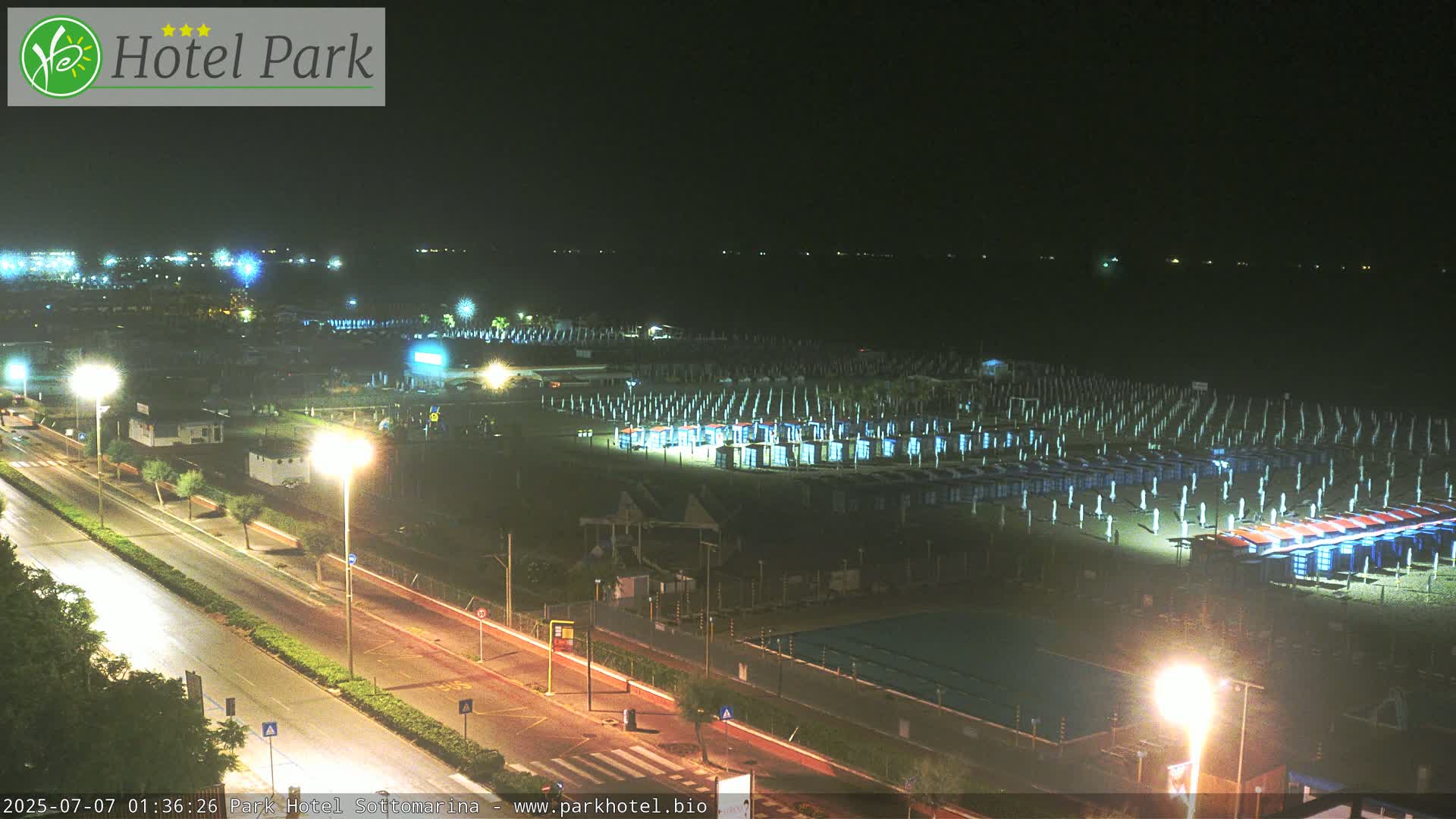 Chioggia Sottomarina Beach Panaromic Live Cam - Venice, Veneto, Italy