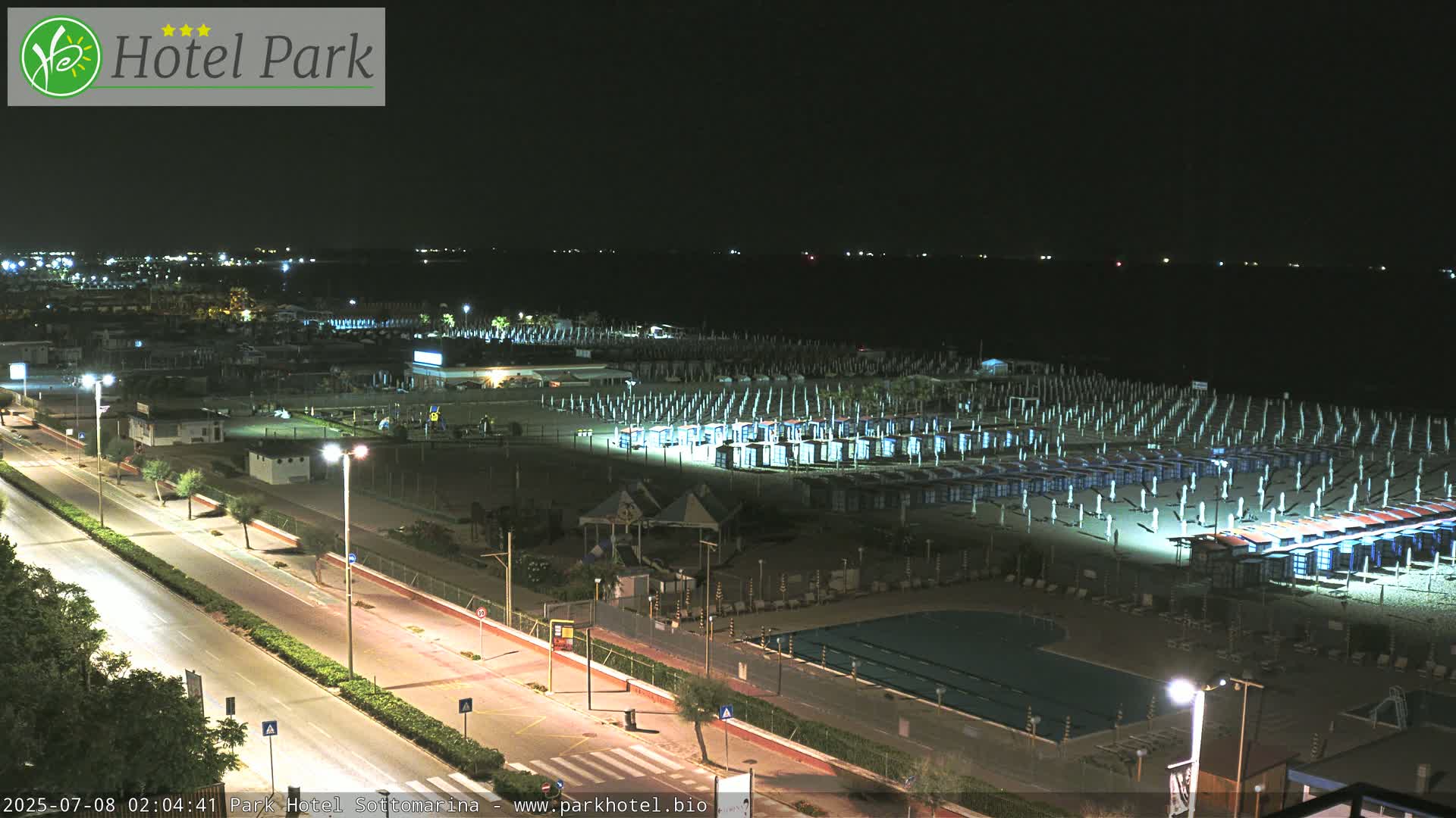 Chioggia Sottomarina Beach Panaromic Live Cam - Venice, Veneto, Italy