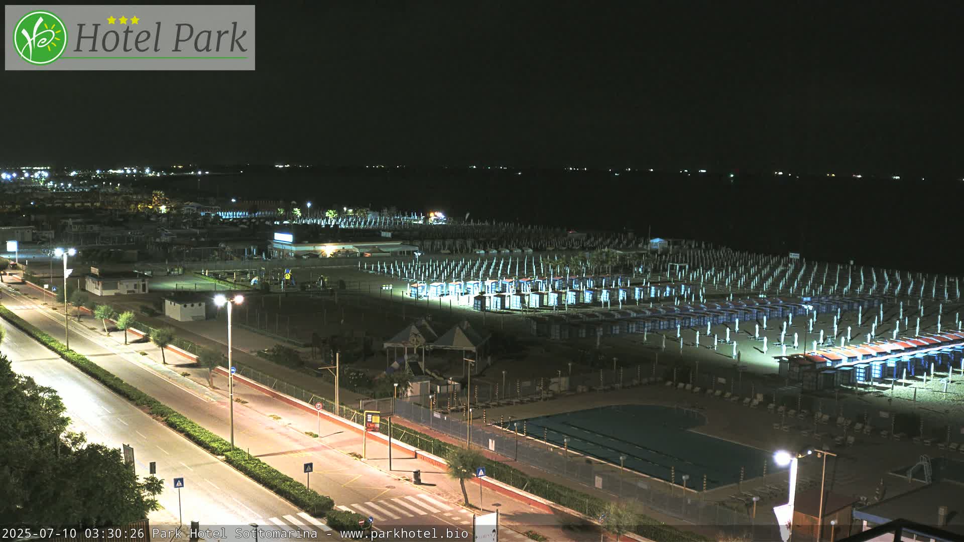 Chioggia Sottomarina Beach Panaromic Live Cam - Venice, Veneto, Italy