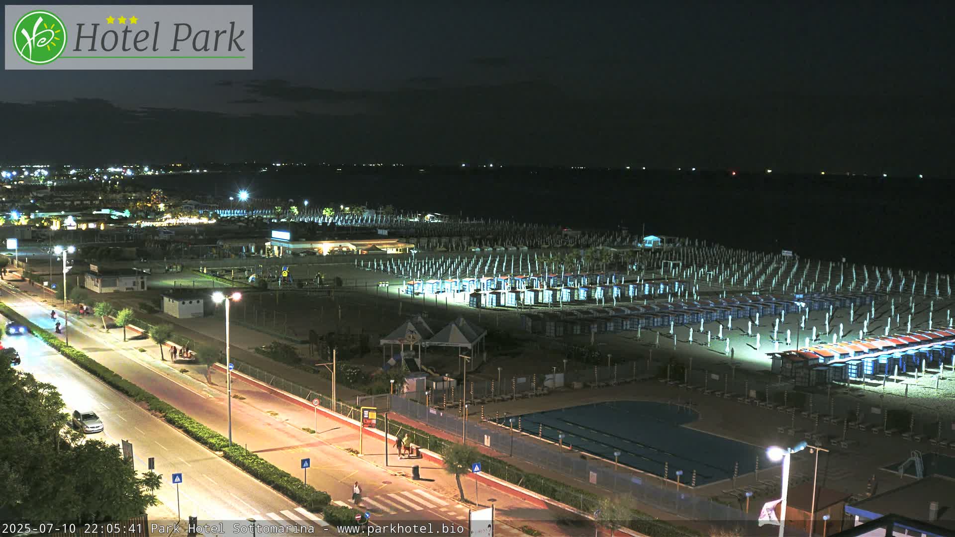 Chioggia Sottomarina Beach Panaromic Live Cam - Venice, Veneto, Italy