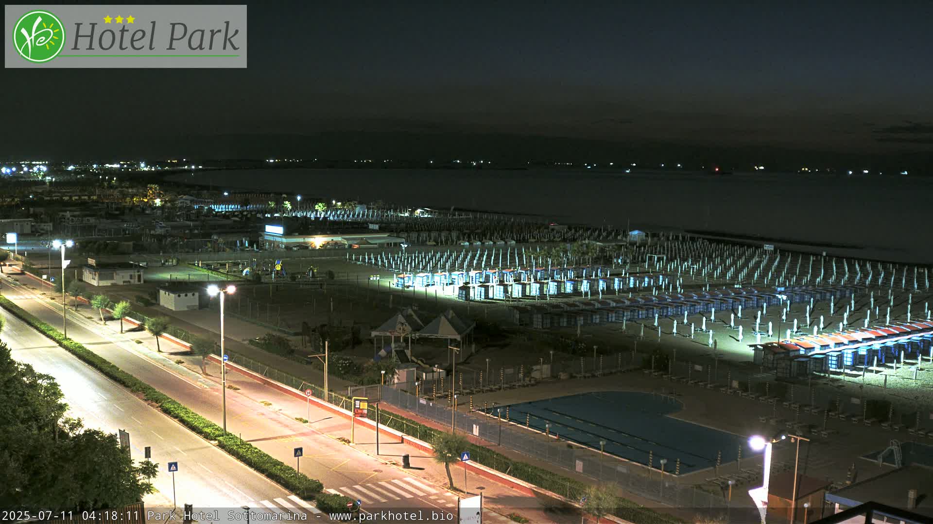 Chioggia Sottomarina Beach Panaromic Live Cam - Venice, Veneto, Italy