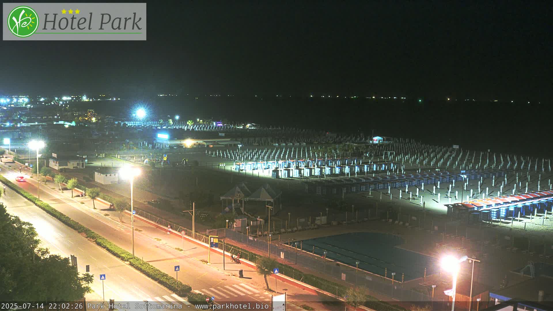 Chioggia Sottomarina Beach Panaromic Live Cam - Venice, Veneto, Italy