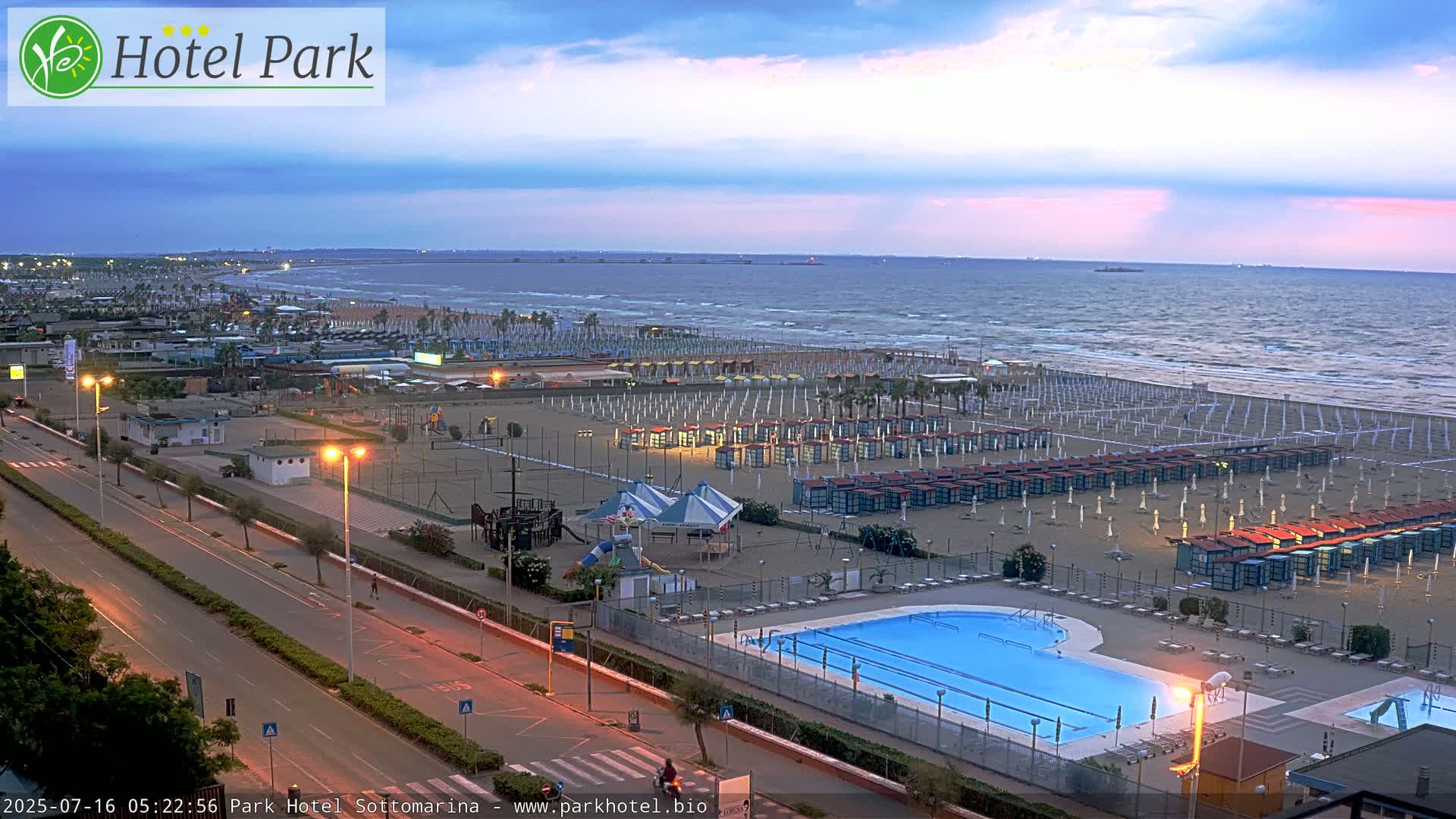 Chioggia Sottomarina Beach Panaromic Live Cam - Venice, Veneto, Italy