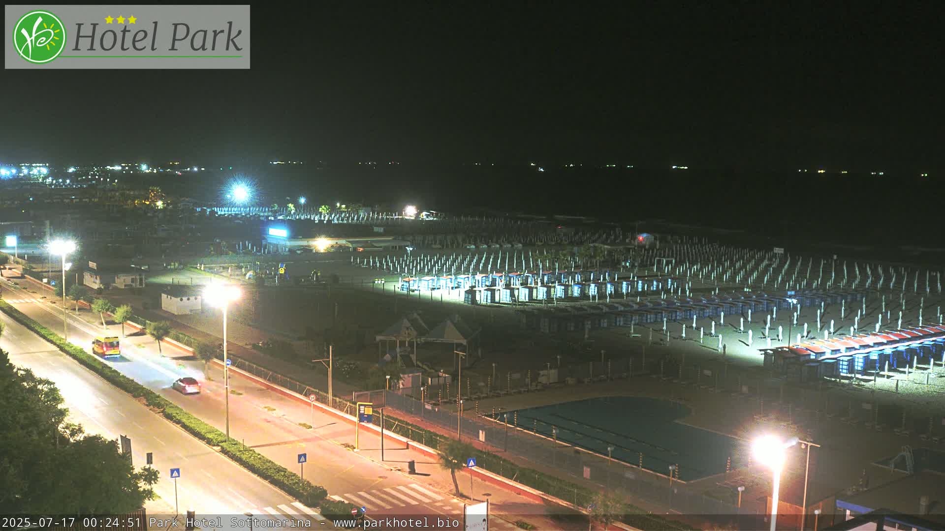 Chioggia Sottomarina Beach Panaromic Live Cam - Venice, Veneto, Italy