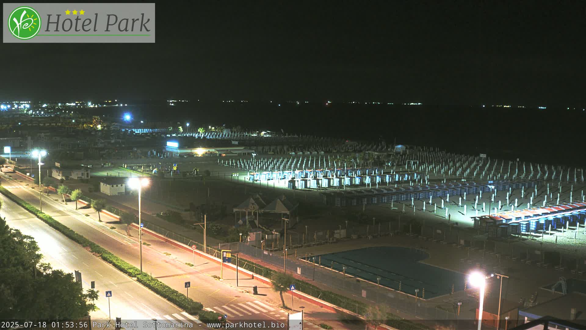 Chioggia Sottomarina Beach Panaromic Live Cam - Venice, Veneto, Italy