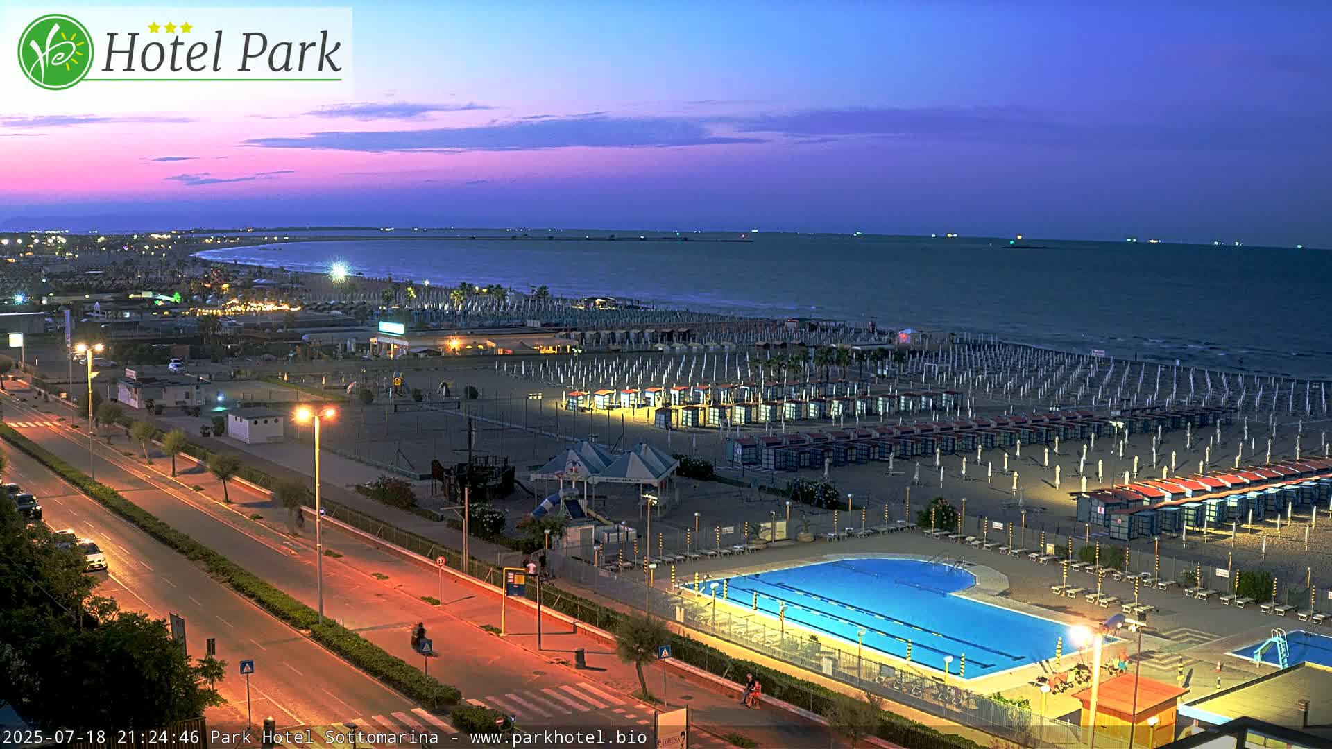 Chioggia Sottomarina Beach Panaromic Live Cam - Venice, Veneto, Italy