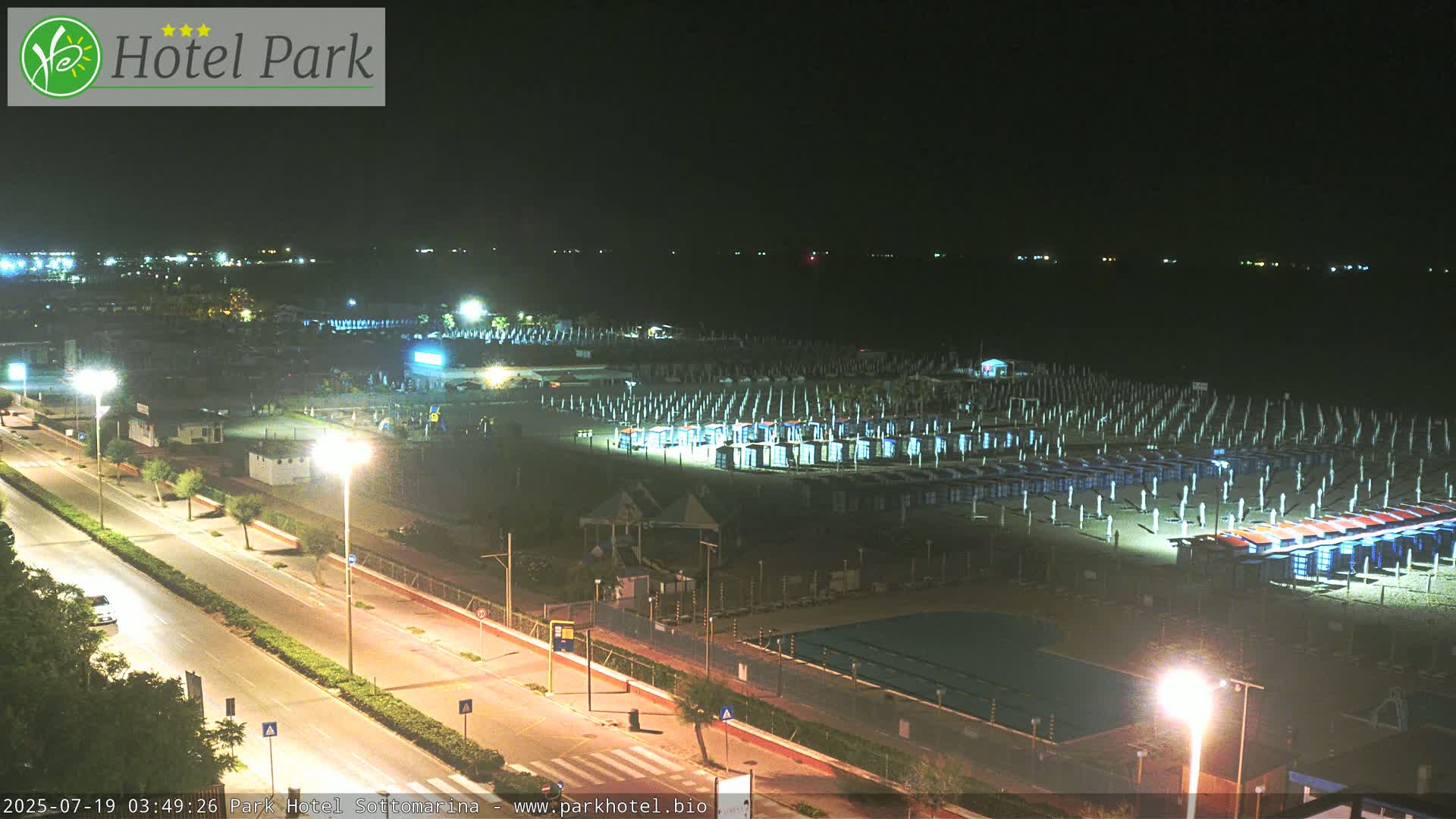 Chioggia Sottomarina Beach Panaromic Live Cam - Venice, Veneto, Italy