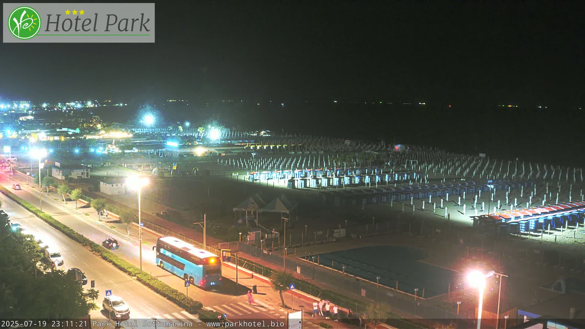 Chioggia Sottomarina Beach Panaromic Live Cam - Venice, Veneto, Italy