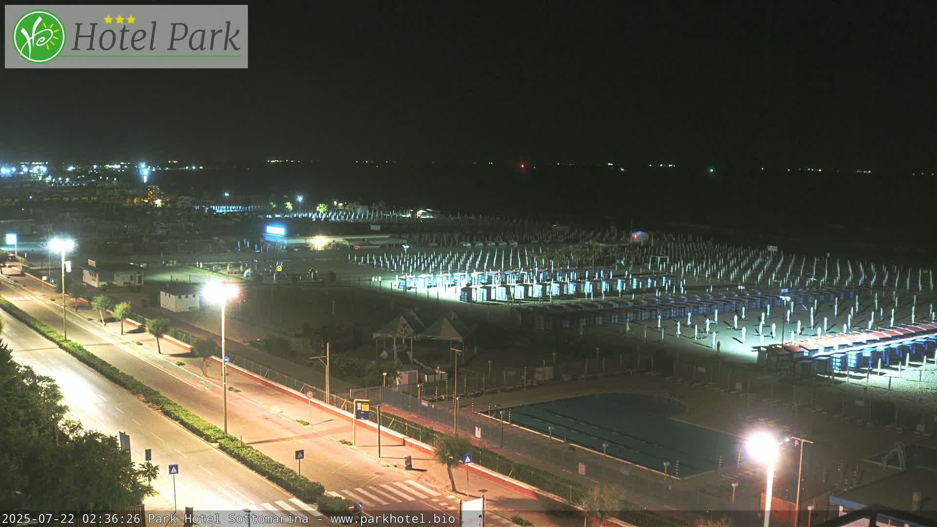 Chioggia Sottomarina Beach Panaromic Live Cam - Venice, Veneto, Italy