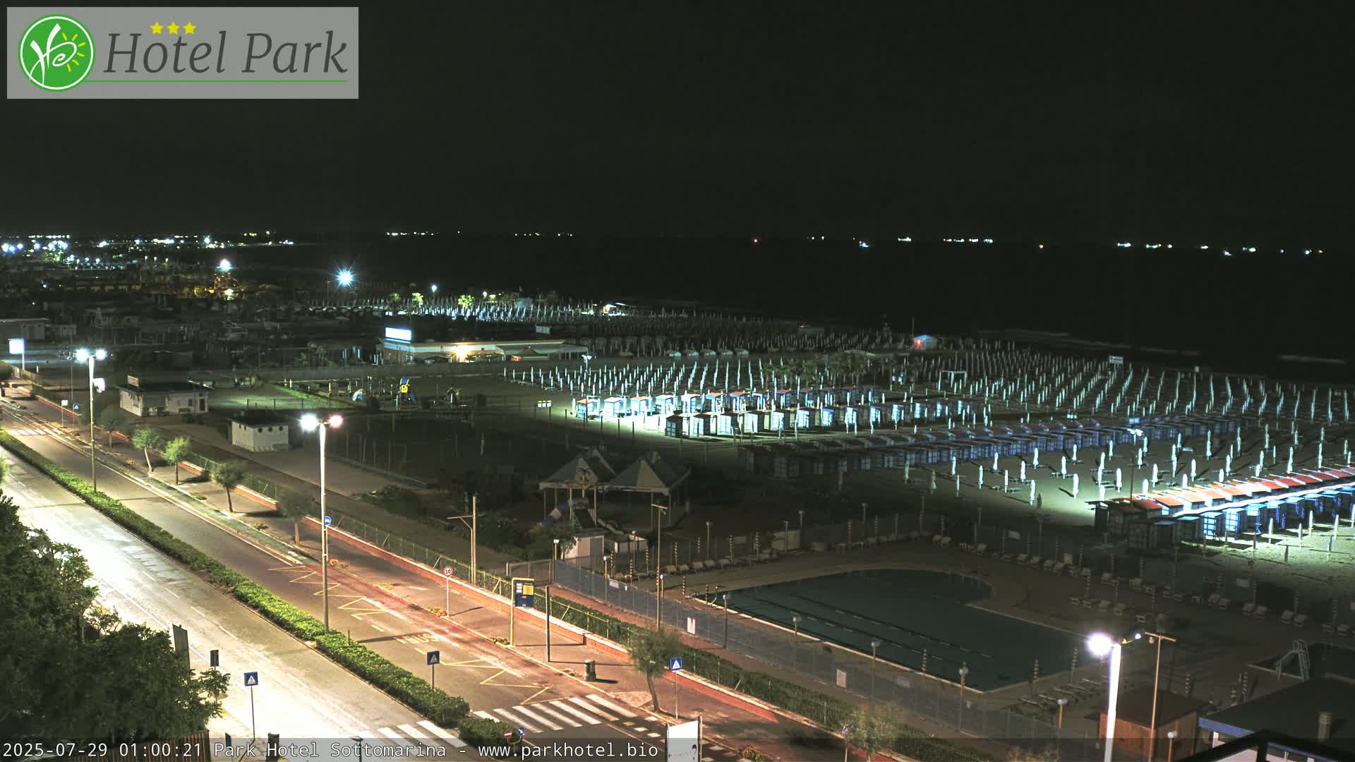 Chioggia Sottomarina Beach Panaromic Live Cam - Venice, Veneto, Italy
