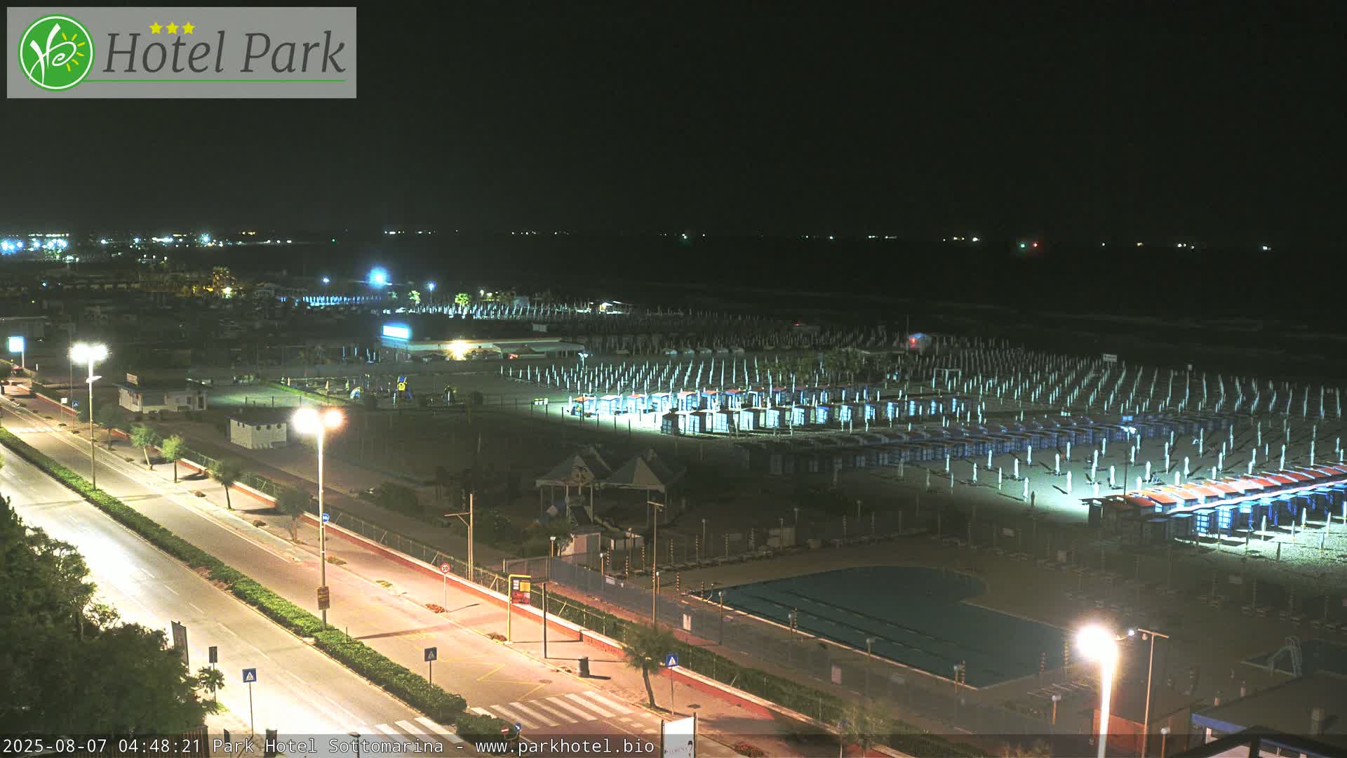 Chioggia Sottomarina Beach Panaromic Live Cam - Venice, Veneto, Italy