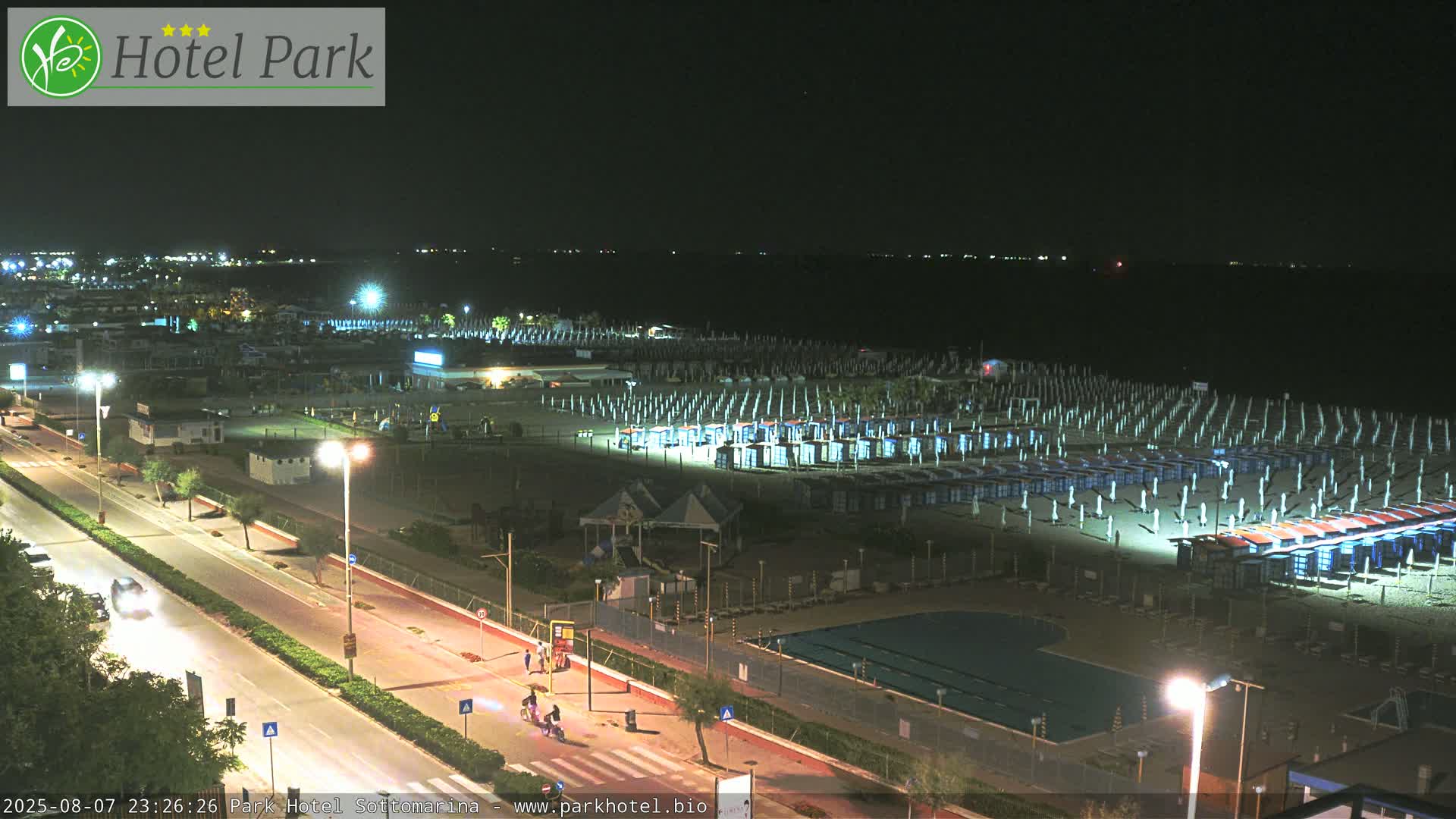 Chioggia Sottomarina Beach Panaromic Live Cam - Venice, Veneto, Italy