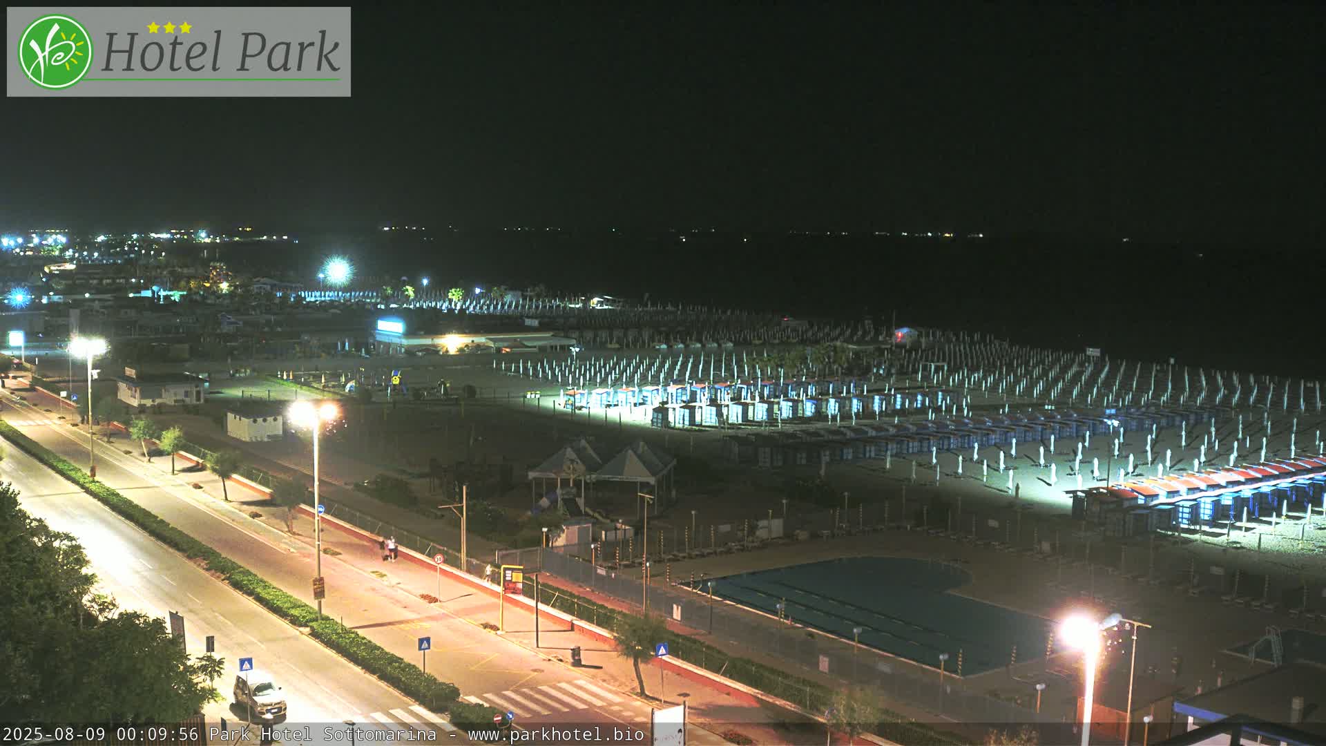Chioggia Sottomarina Beach Panaromic Live Cam - Venice, Veneto, Italy