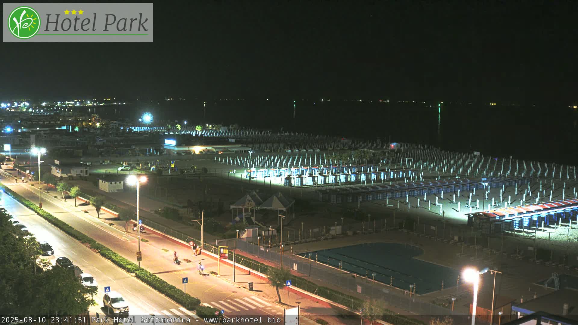 Chioggia Sottomarina Beach Panaromic Live Cam - Venice, Veneto, Italy