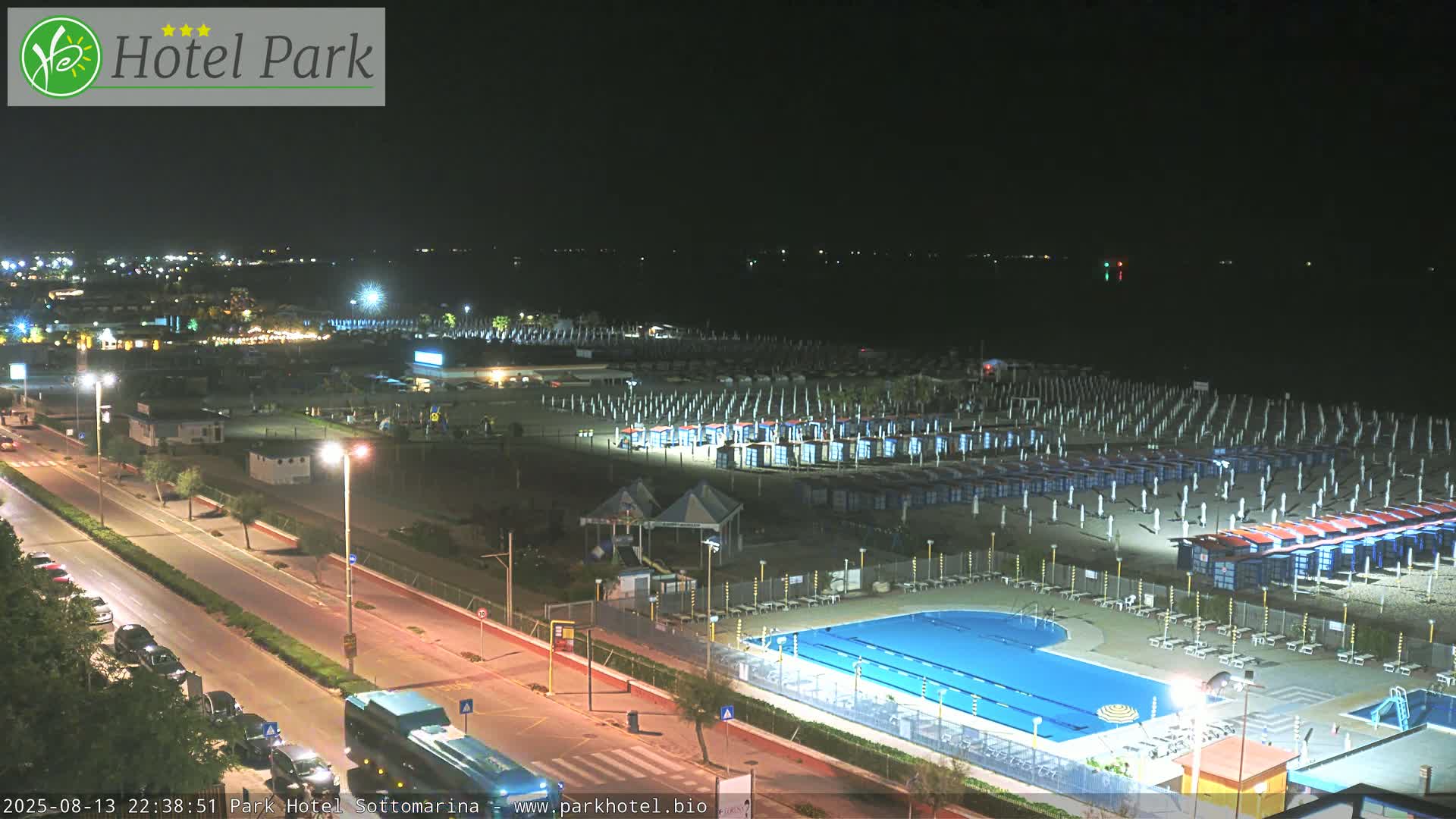 Chioggia Sottomarina Beach Panaromic Live Cam - Venice, Veneto, Italy