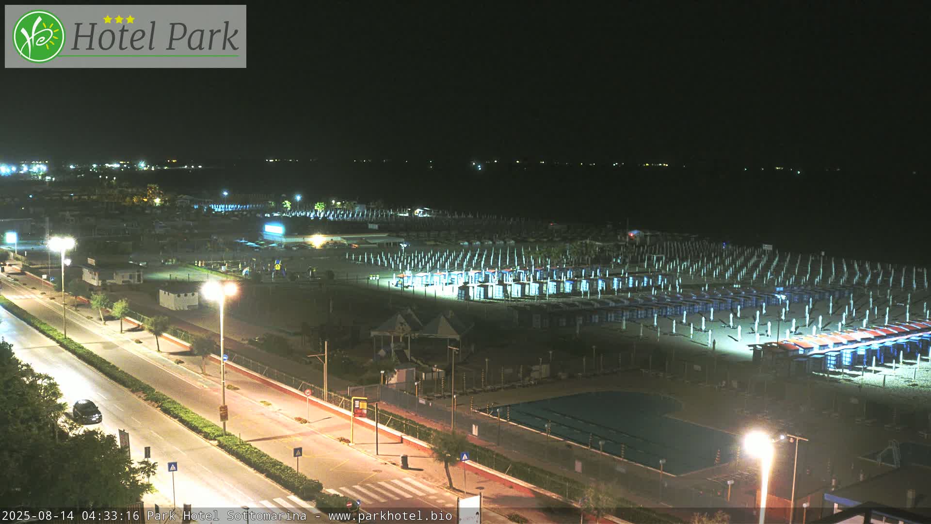 Chioggia Sottomarina Beach Panaromic Live Cam - Venice, Veneto, Italy