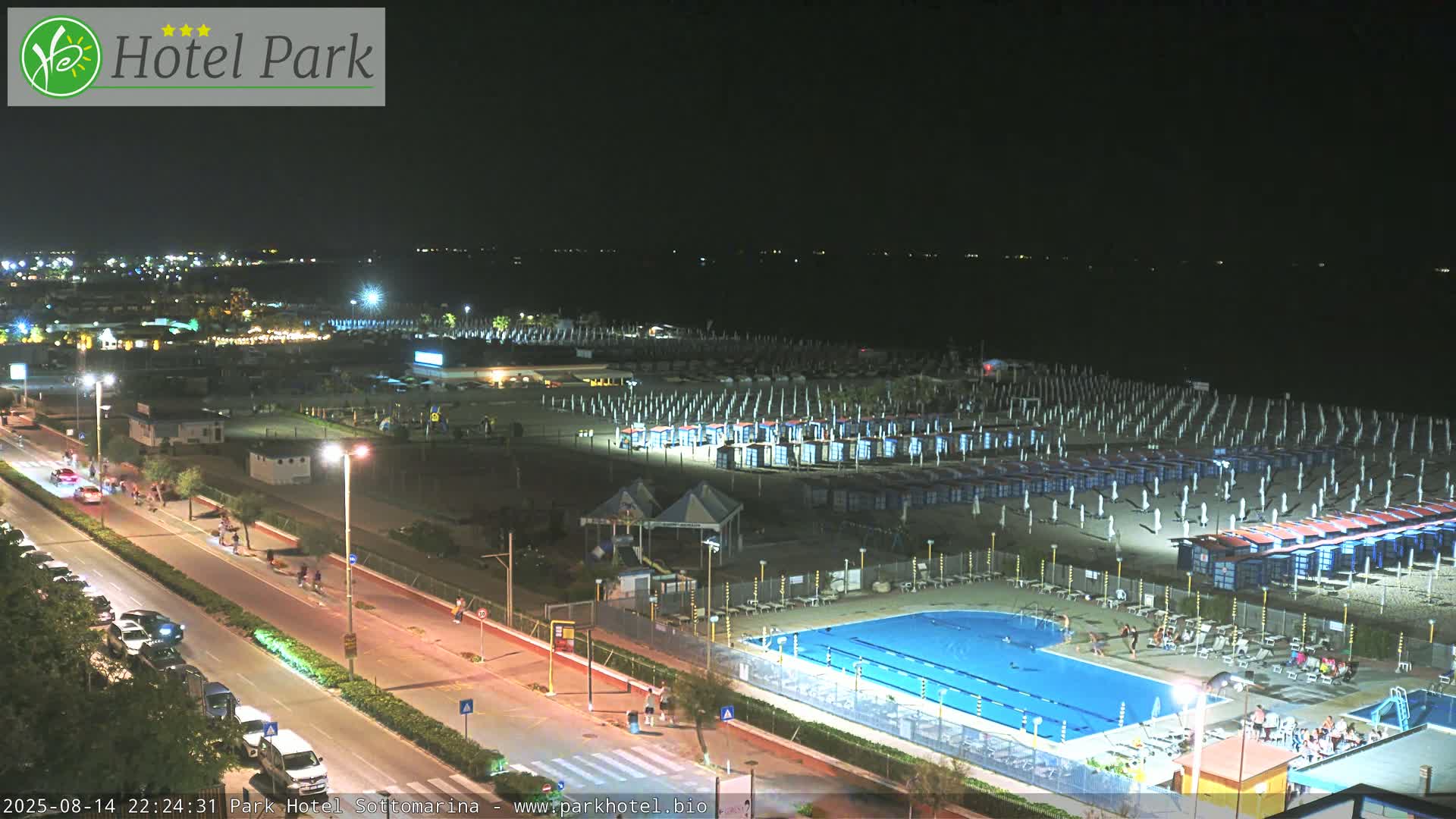 Chioggia Sottomarina Beach Panaromic Live Cam - Venice, Veneto, Italy
