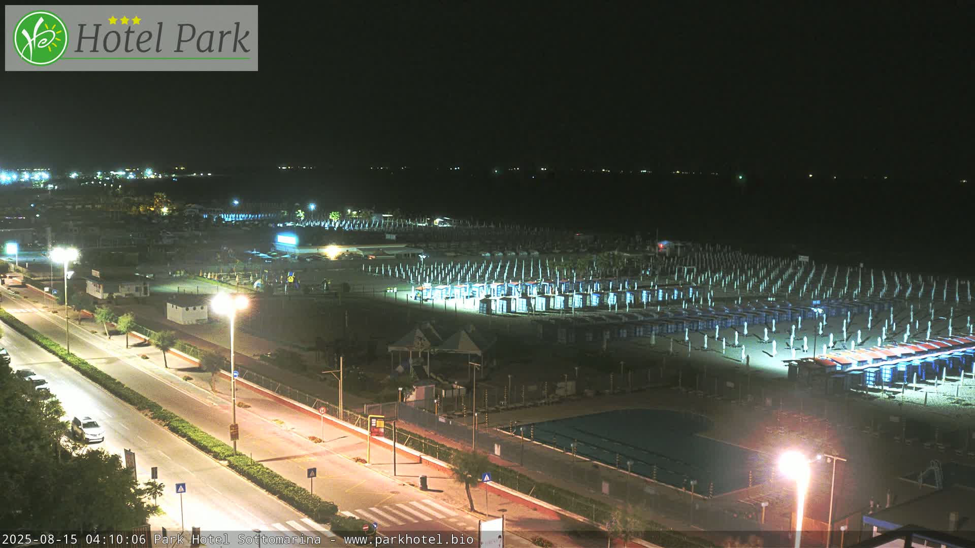 Chioggia Sottomarina Beach Panaromic Live Cam - Venice, Veneto, Italy