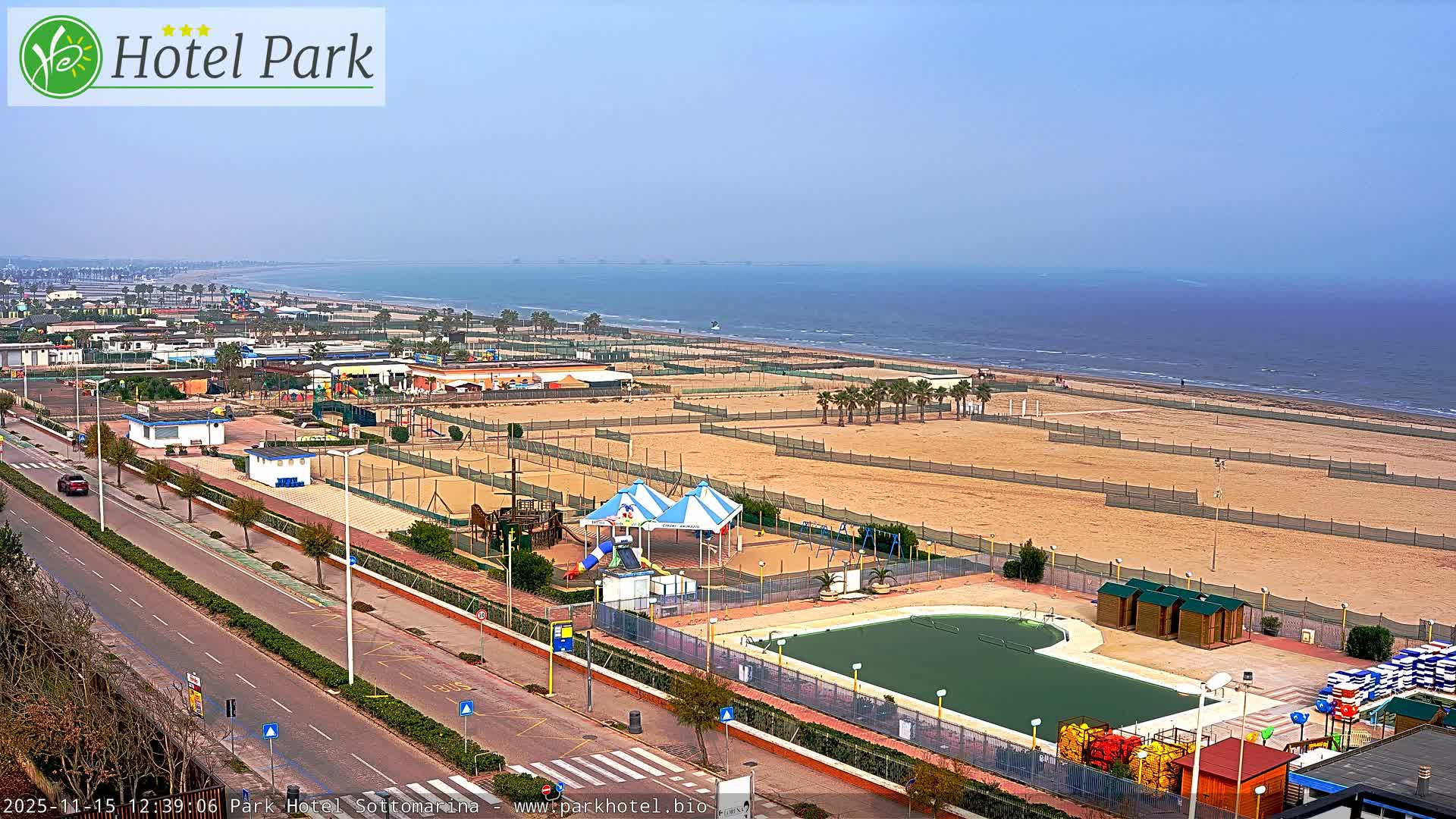 Chioggia Sottomarina Beach Panaromic Live Cam - Venice, Veneto, Italy