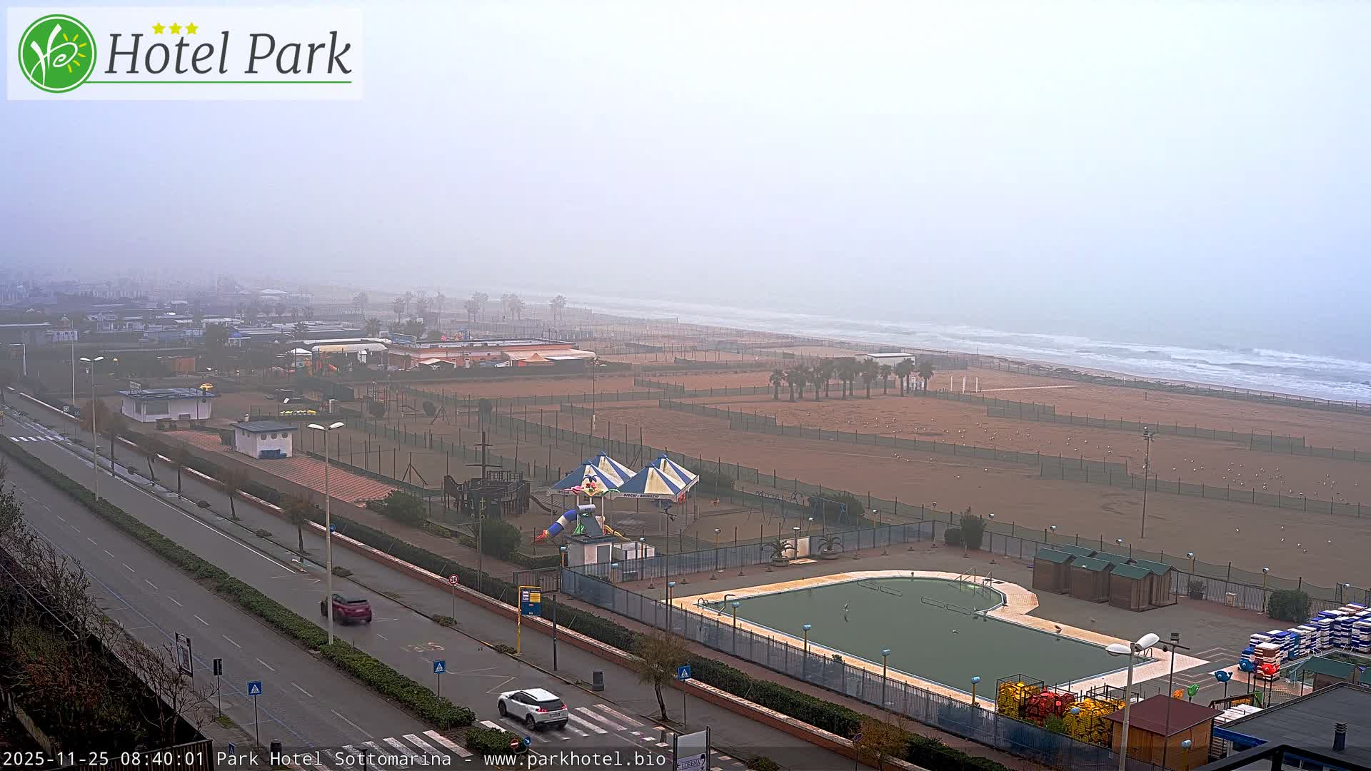 Chioggia Sottomarina Beach Panaromic Live Cam - Venice, Veneto, Italy