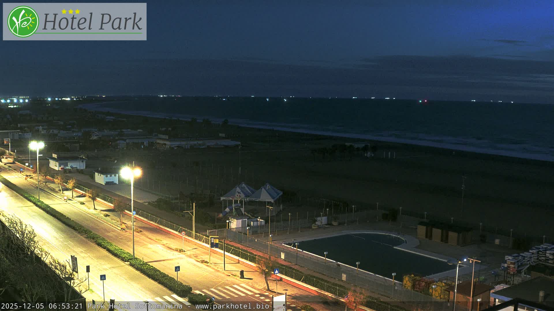 Chioggia Sottomarina Beach Panaromic Live Cam - Venice, Veneto, Italy