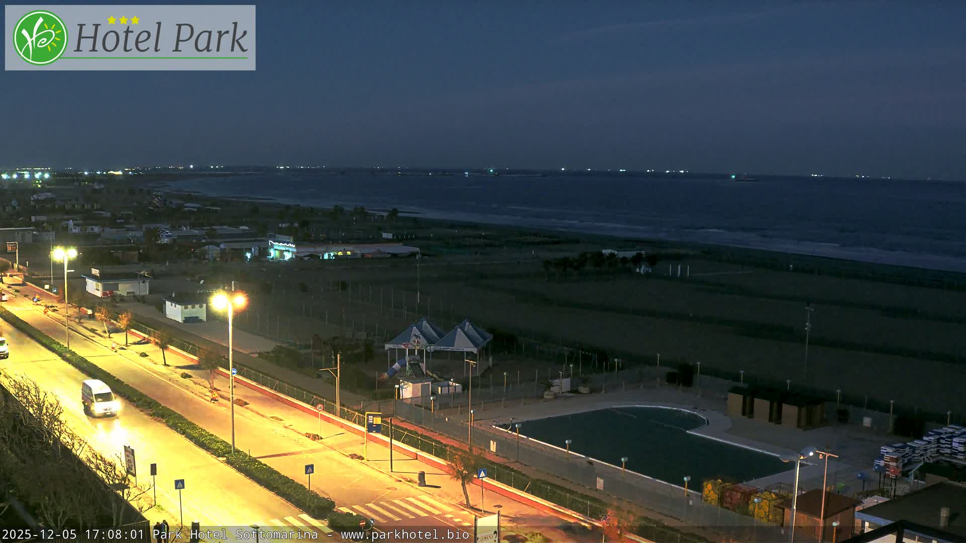 Chioggia Sottomarina Beach Panaromic Live Cam - Venice, Veneto, Italy