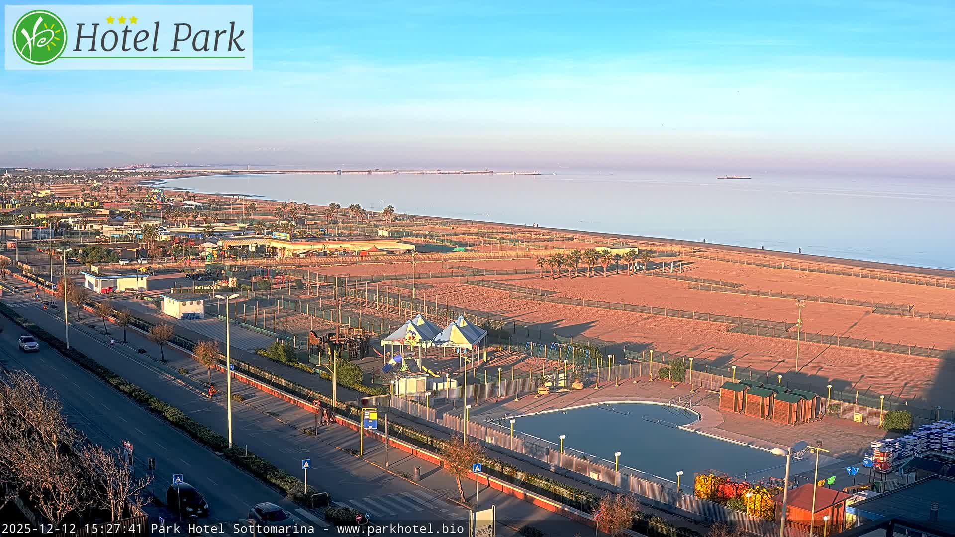 Chioggia Sottomarina Beach Panaromic Live Cam - Venice, Veneto, Italy