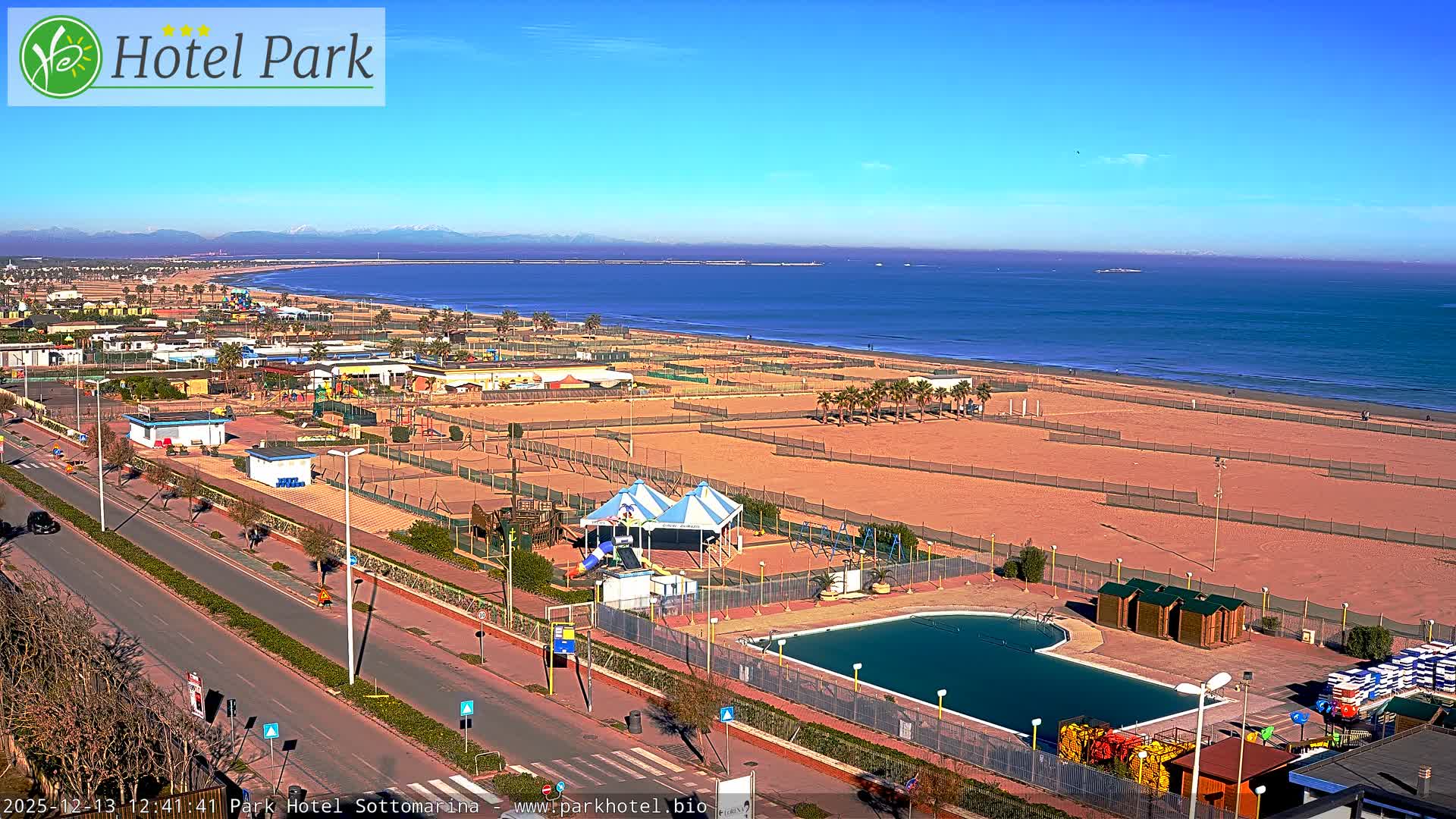 Chioggia Sottomarina Beach Panaromic Live Cam - Venice, Veneto, Italy