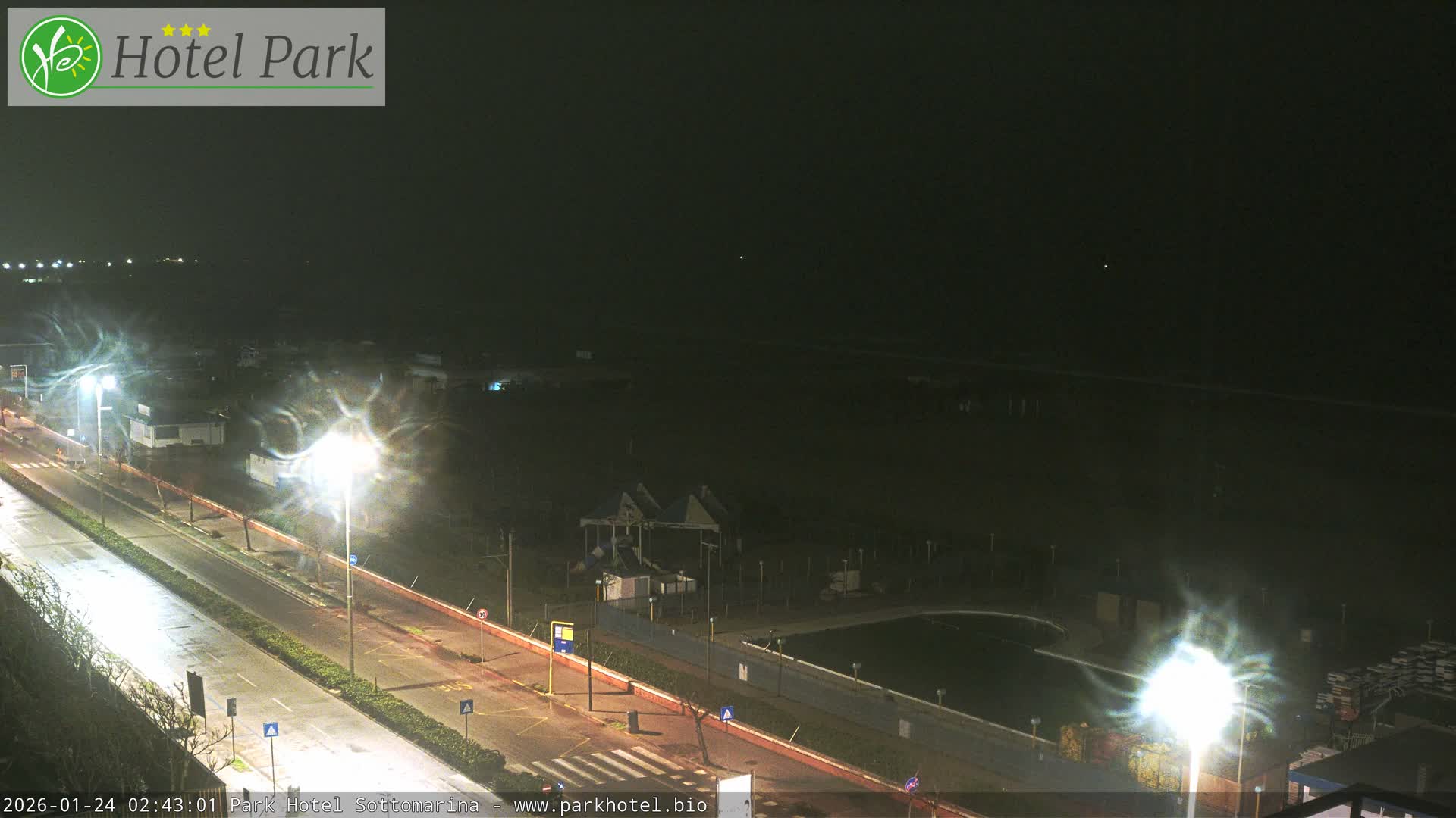 Chioggia Sottomarina Beach Panaromic Live Cam - Venice, Veneto, Italy