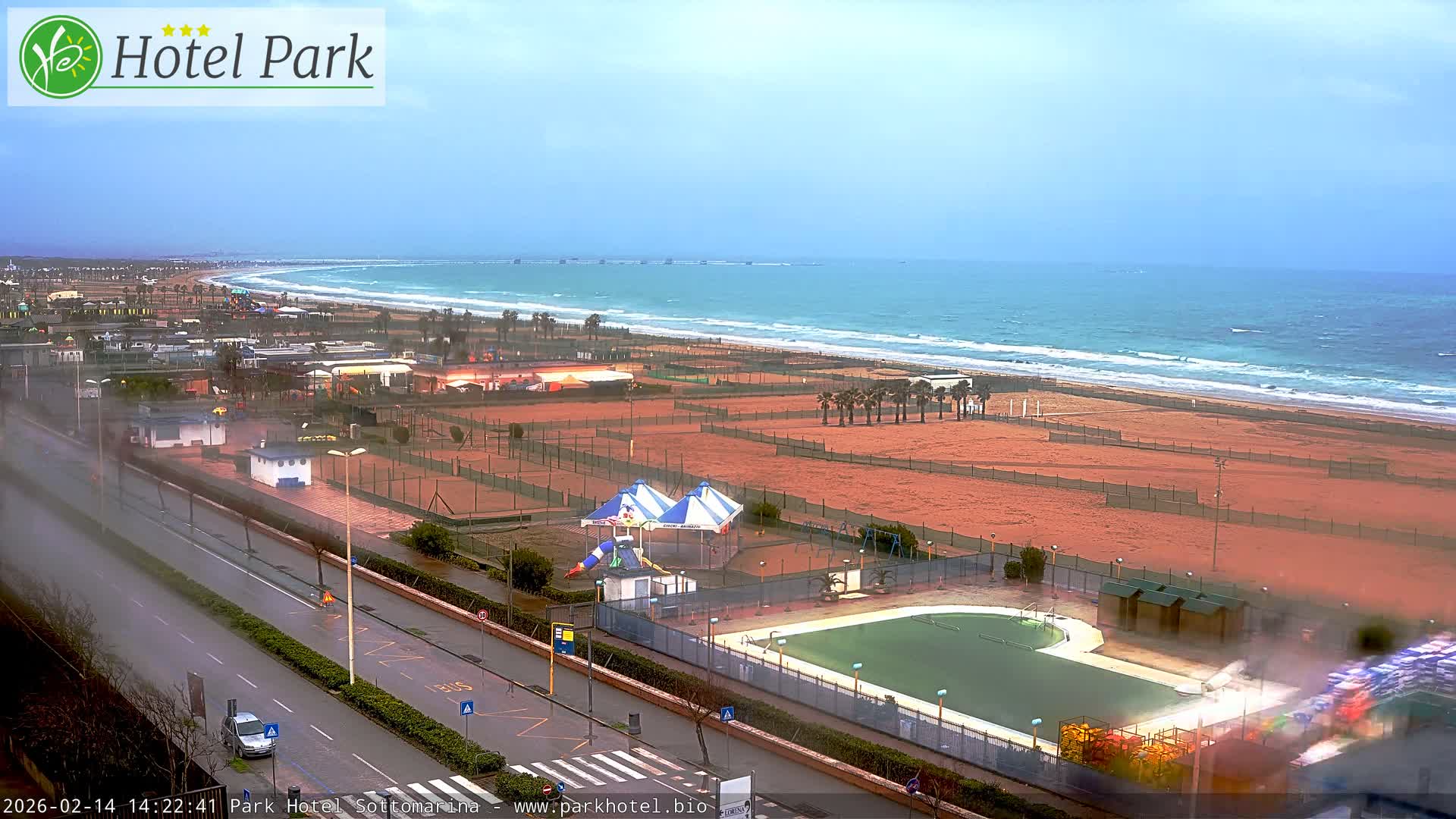 Chioggia Sottomarina Beach Panaromic Live Cam - Venice, Veneto, Italy