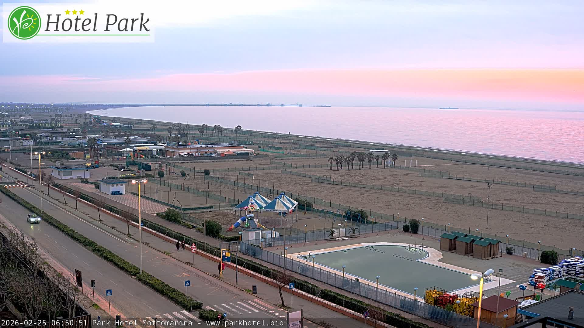 Chioggia Sottomarina Beach Panaromic Live Cam - Venice, Veneto, Italy