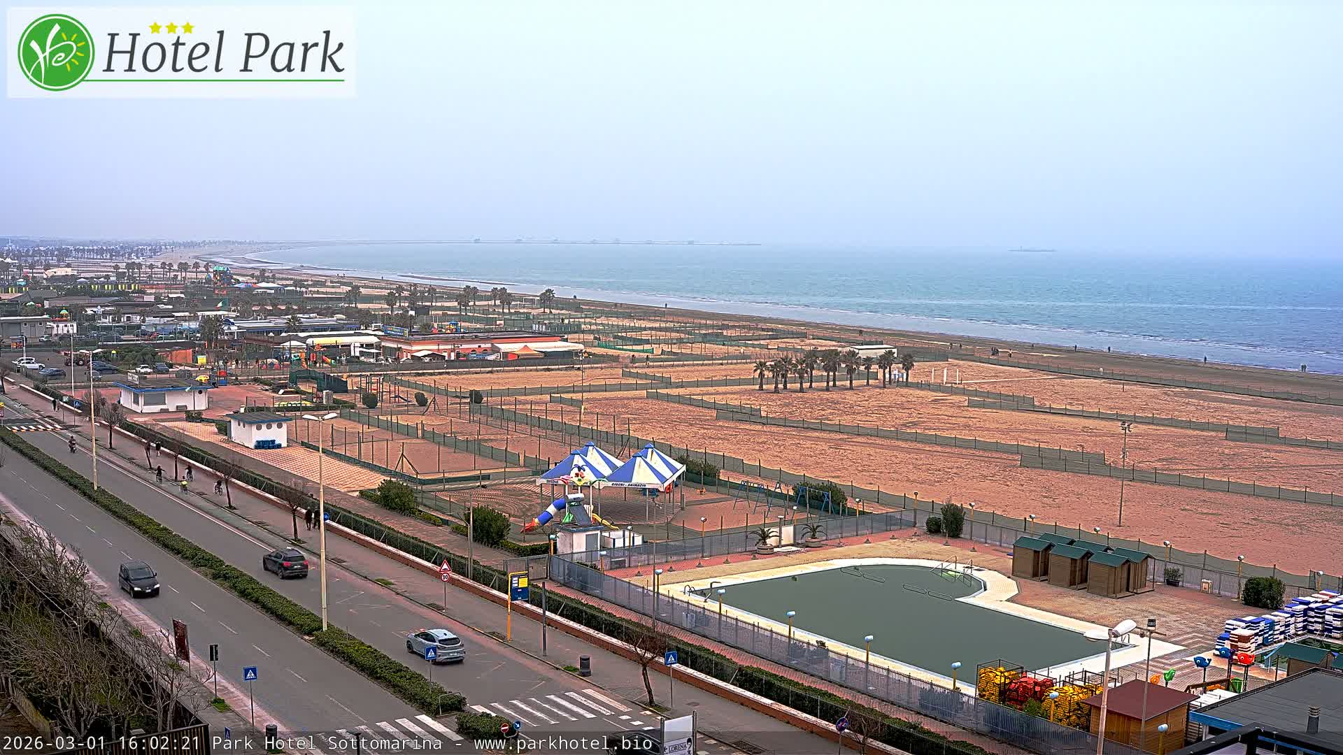 Chioggia Sottomarina Beach Panaromic Live Cam - Venice, Veneto, Italy